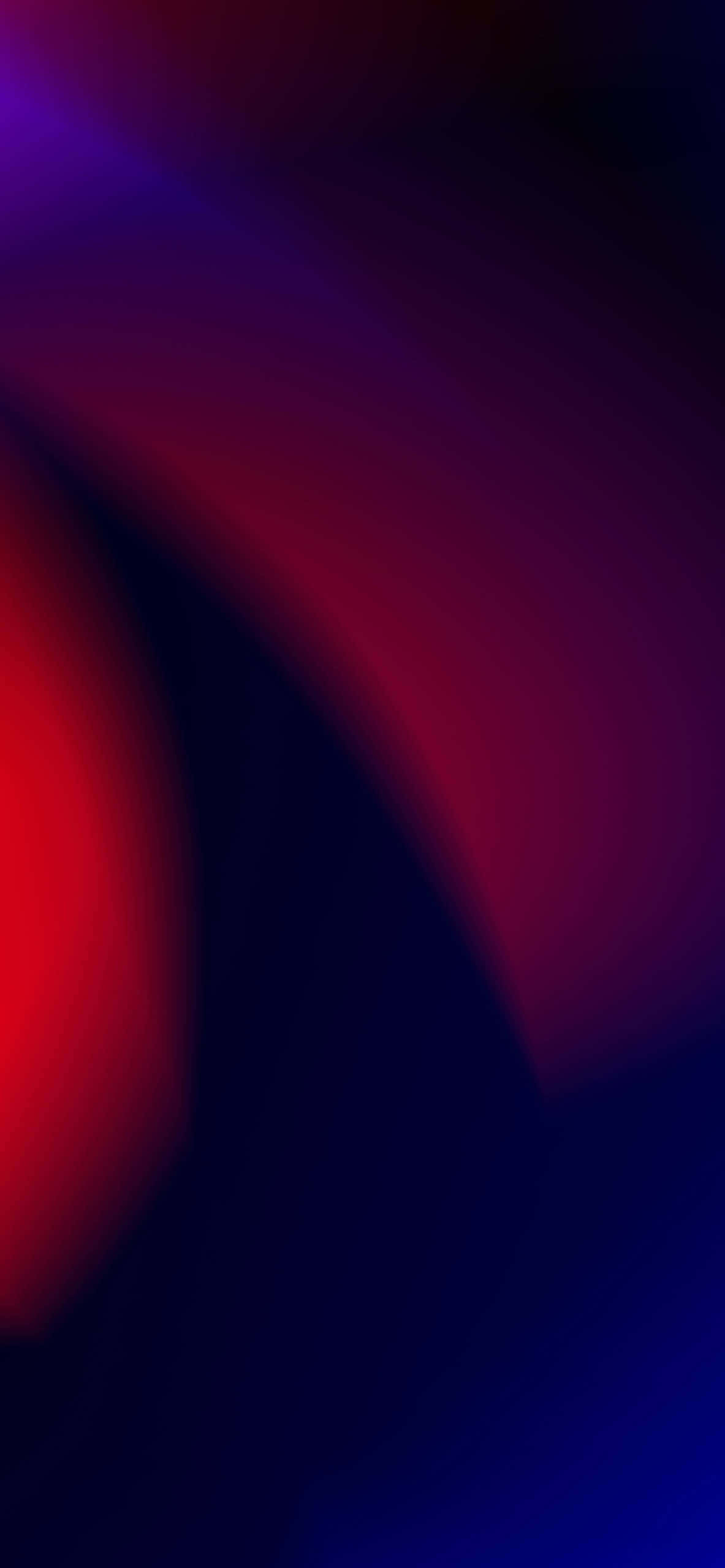 Dark Gradient 桌布 壁紙 — 深紅色和電光藍的鮮豔抽象漩渦融入深色漸變背景中。