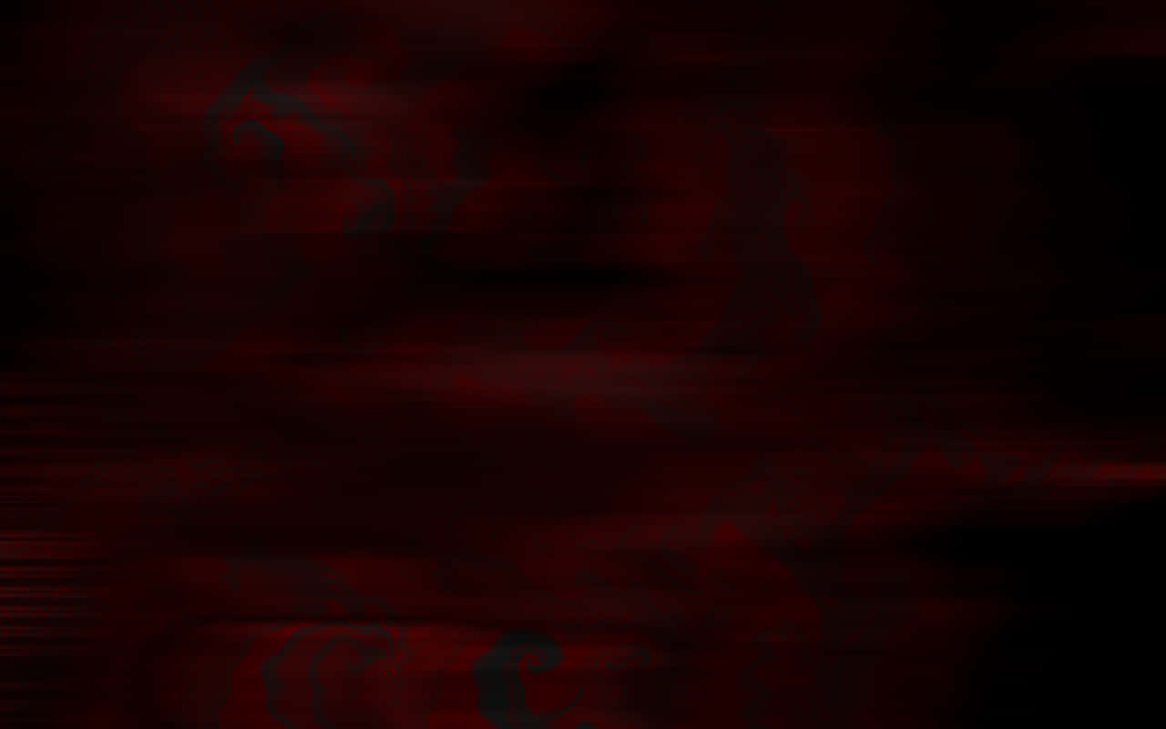 Red Smoke Effect 桌布 壁紙 — 深紅色和黑色條紋的暗色抽象紋理，類似受損的數位雜訊。