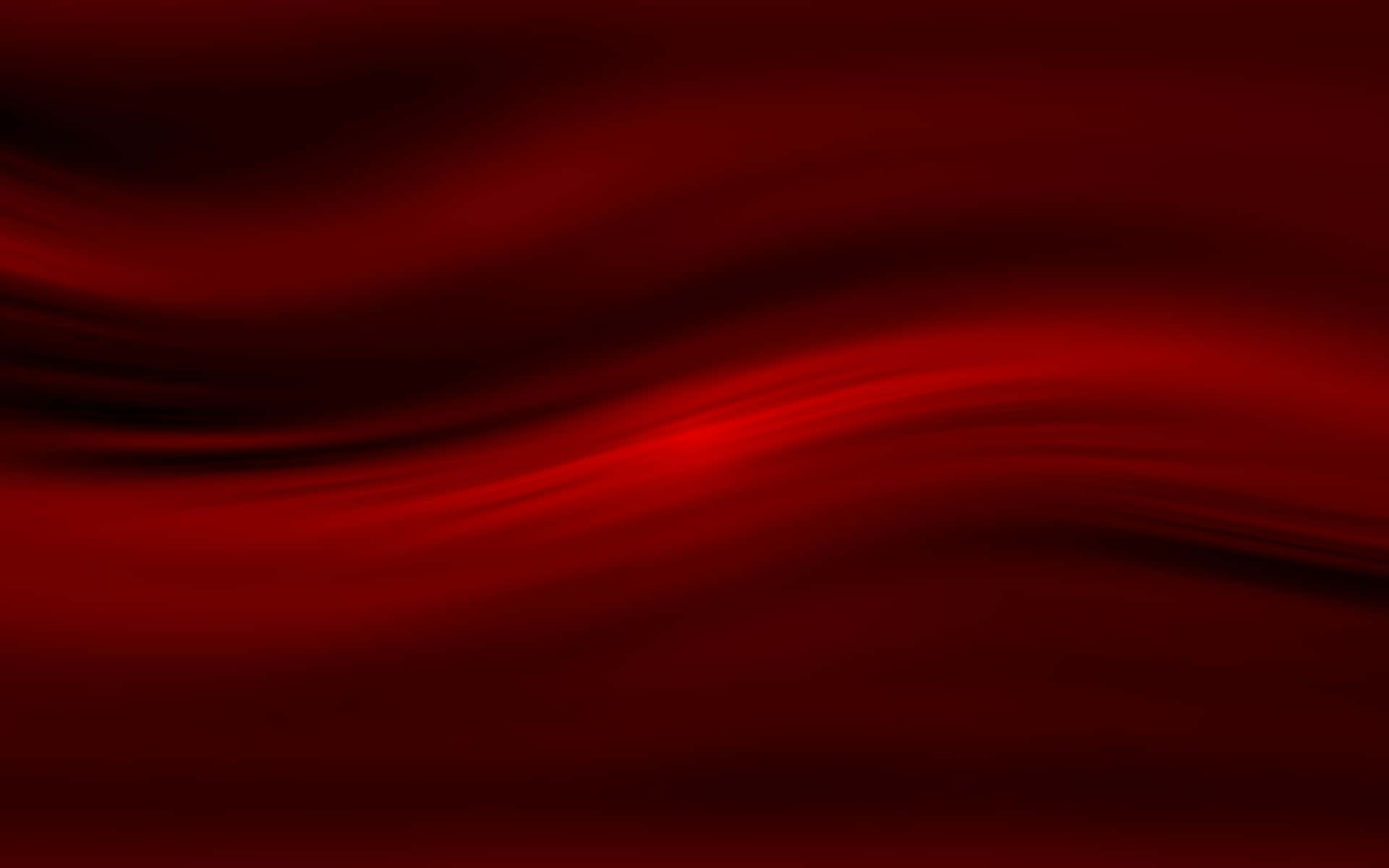 Dark Red Aesthetic 桌布 壁紙 — 深紅色的流動抽象波浪，帶有柔和漸變和細膩高光。