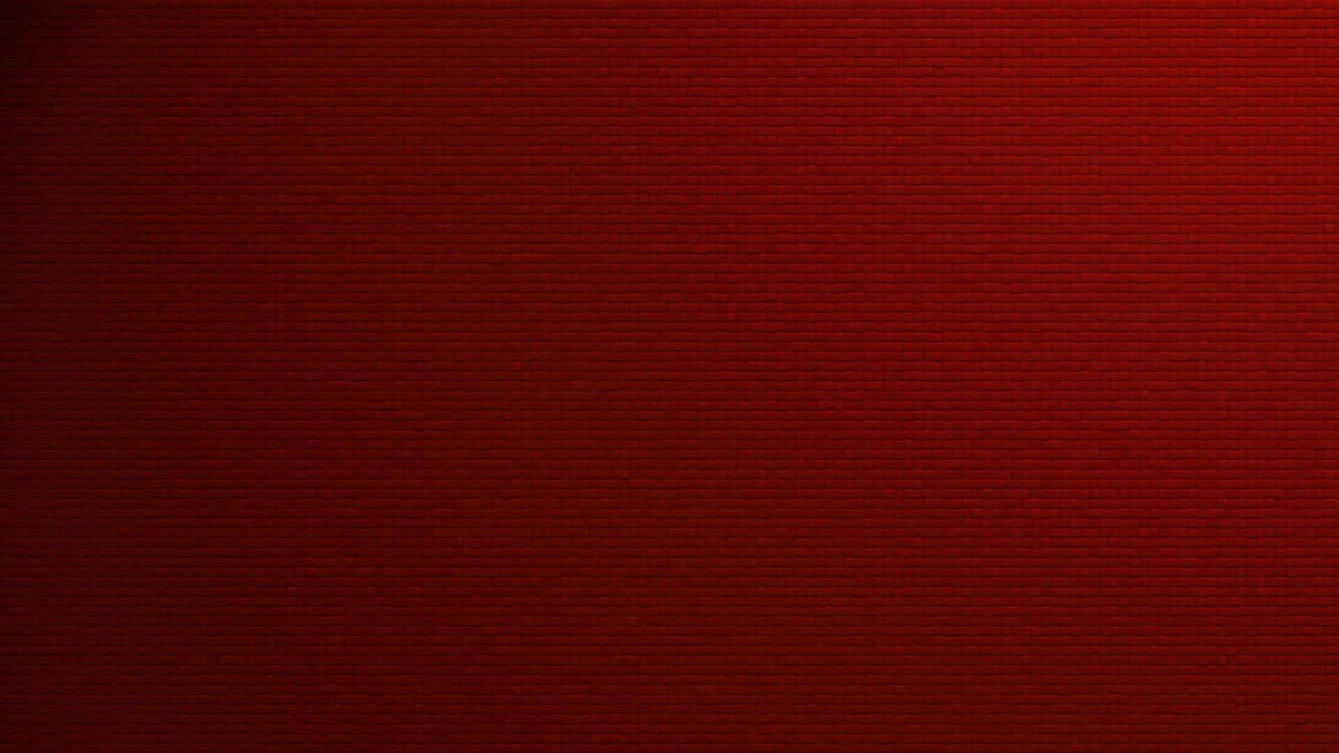 Solid Red 桌布 壁紙 — 深紅色磚牆的特寫，帶有細膩紋理和漸變燈光。