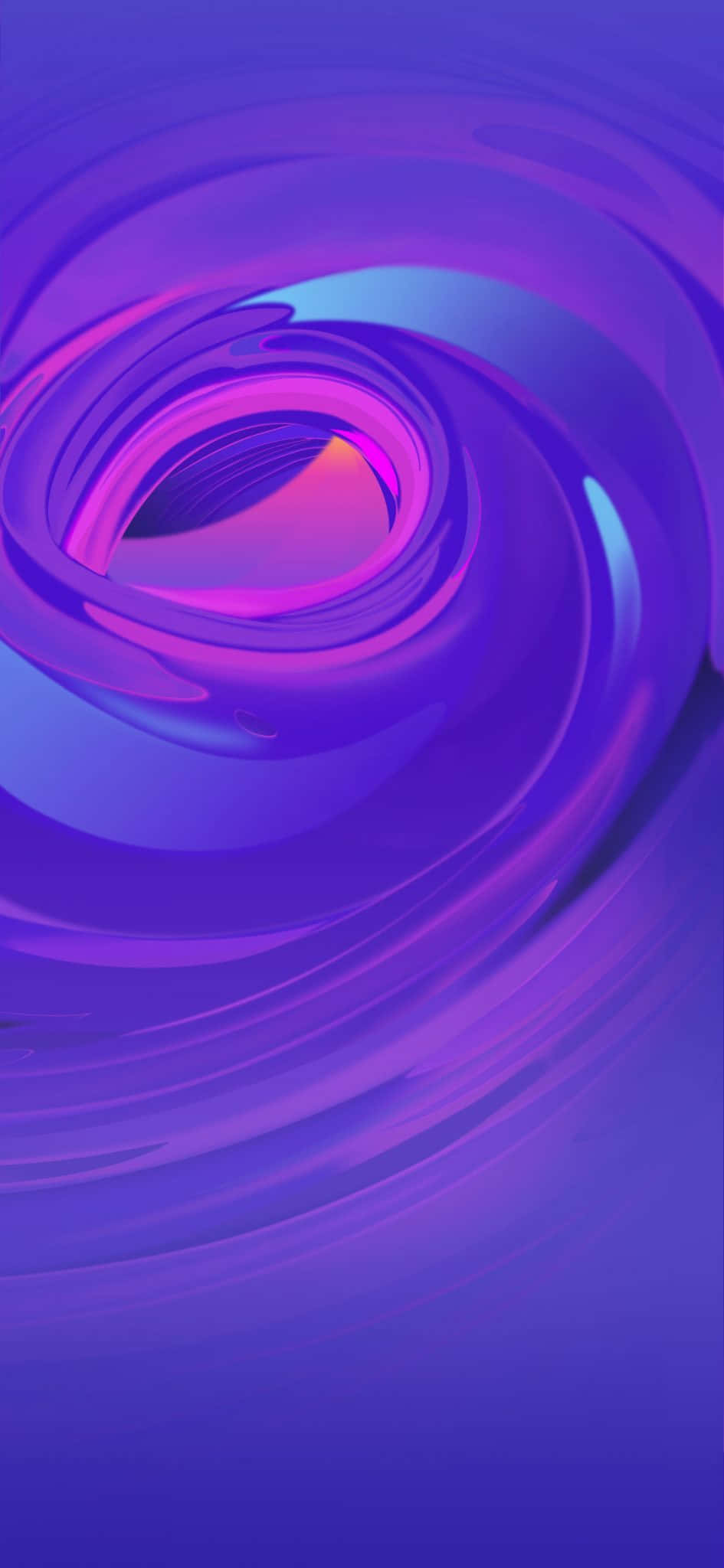Xiaomi 桌布 壁紙 — 深紫色和洋紅色的迷人數位漩渦，形成帶有發光高光的催眠漩渦。