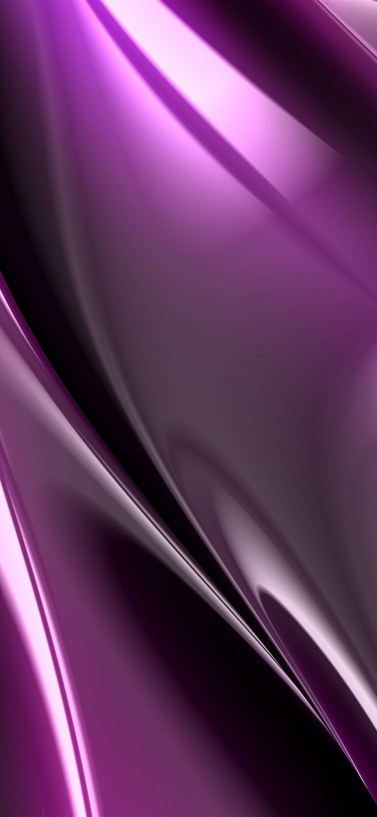 Magenta 桌布 壁紙 — 深紫色和紫羅蘭色的流動漸變，帶有光澤高光和柔和陰影，營造出奢華的抽象紋理。
