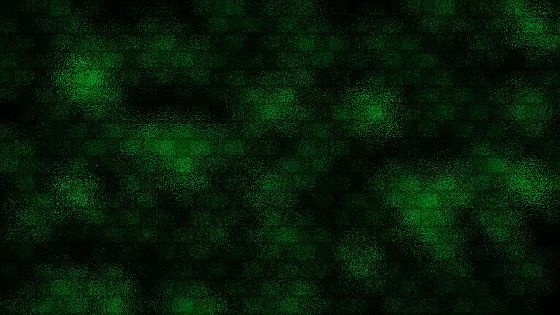 Green And Black 桌布 壁紙 — 深綠色紋理壁紙，帶有發光圓形亮點和細微網格圖案。