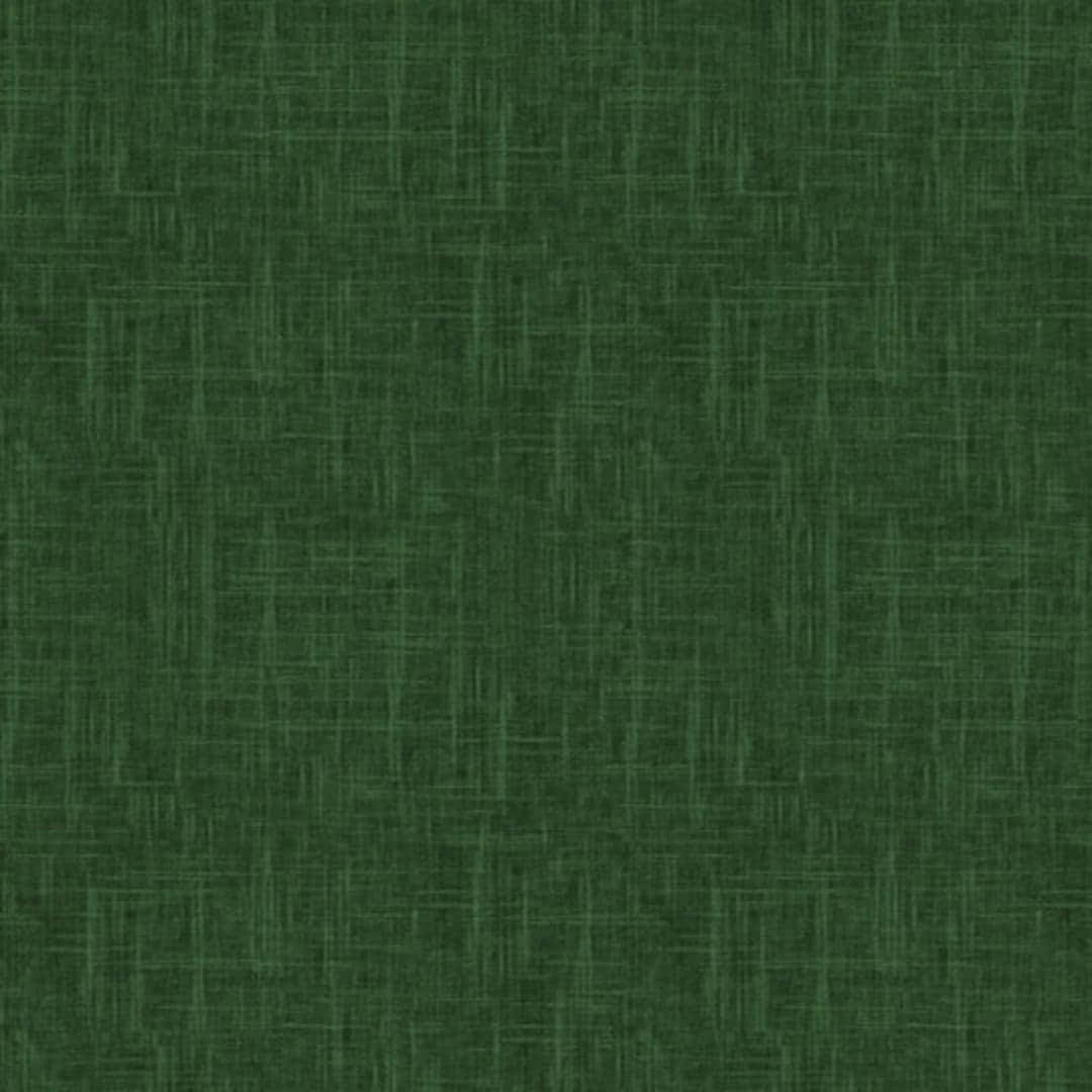 Linen 桌布 壁紙 — 深綠色紋理布料的特寫，細膩的編織線條營造出豐富的觸感圖案。