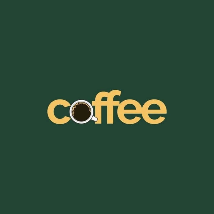 以咖啡杯取代字母o的咖啡字標誌。 — Valorant Logo 壁紙