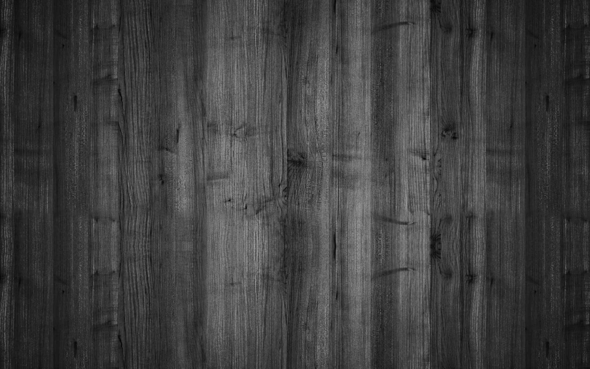 Wooden 桌布 壁紙 — 深色單色木紋紋理，垂直木板顯示天然節疤和細微表面磨損。