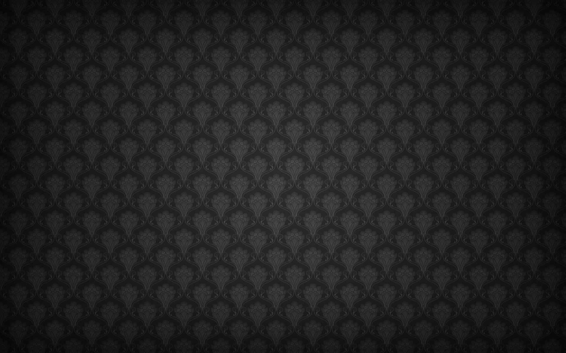 Pattern Desktop 桌布 壁紙 — 深色紋理壁紙，帶有重複的華麗大馬士革圖案，色調柔和灰色。