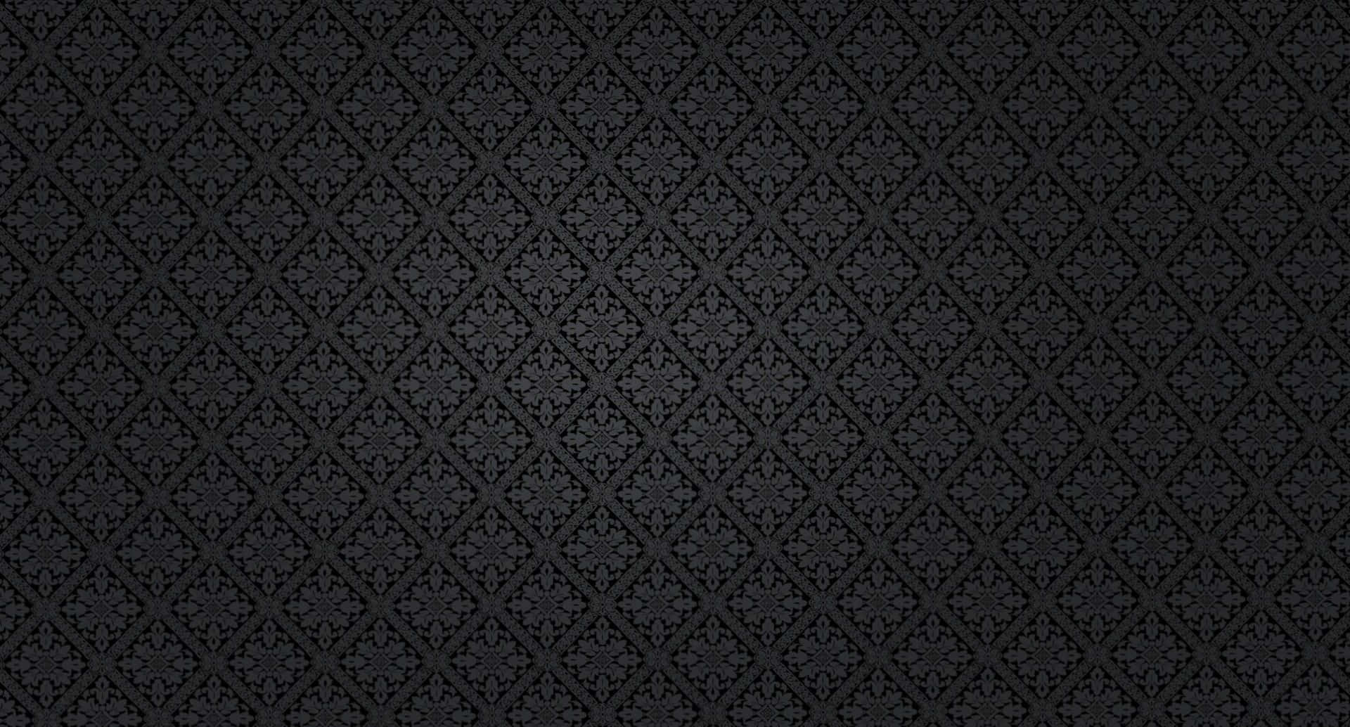 Pattern Desktop 桌布 壁紙 — 深色紋理壁紙，帶有重複的菱形華麗圖案，採用微妙的黑色和灰色色調。