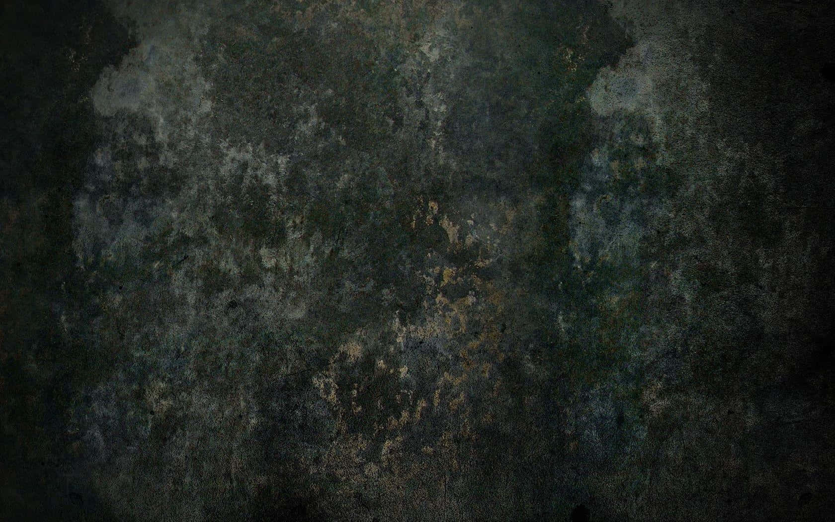 Dark Grunge 桌布 壁紙 — 深色紋理表面，帶有斑駁的灰色和棕色斑塊，類似老化的混凝土或風化的石頭。