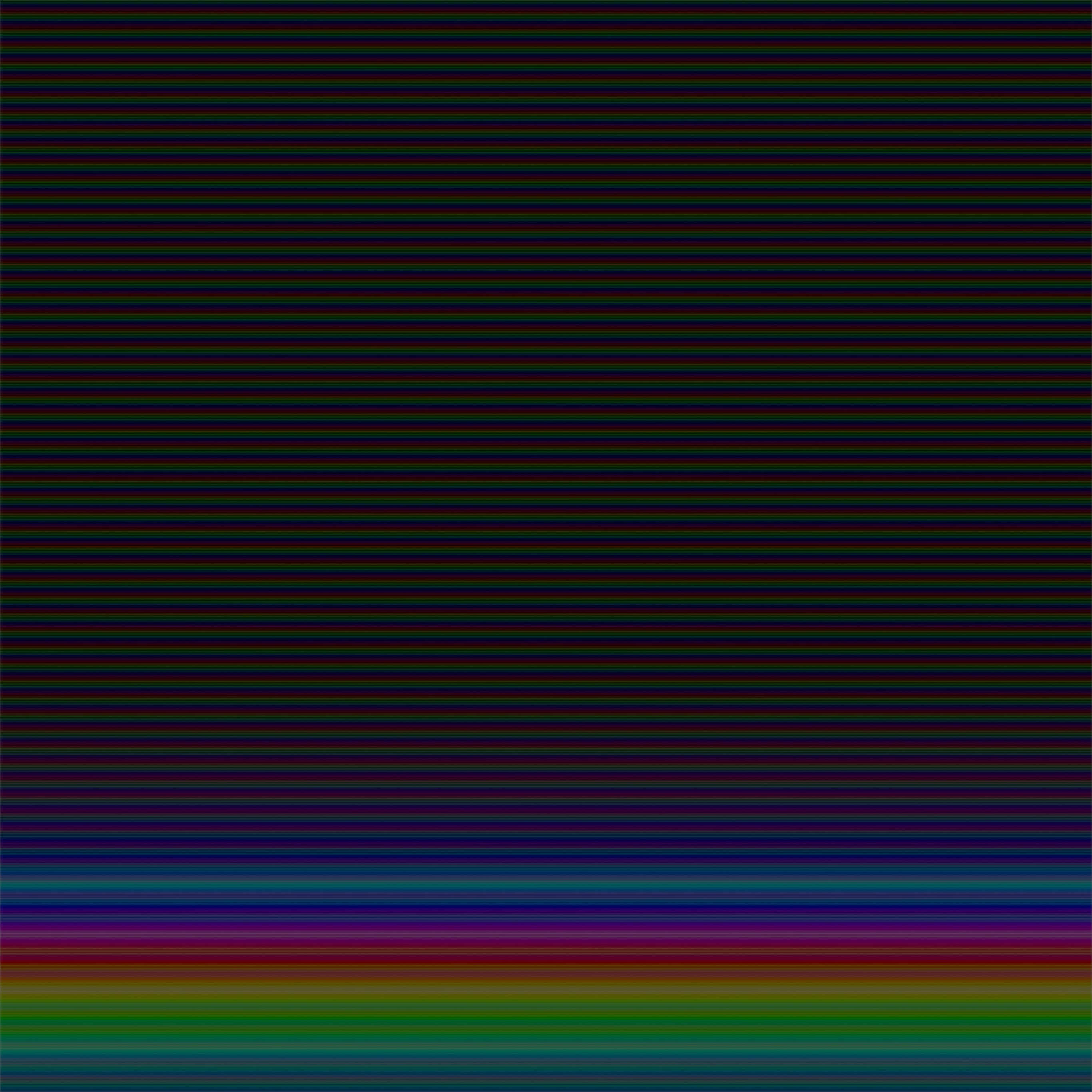 vhs 桌布 壁紙 — 深色背景，帶有細水平線，底部漸變為鮮豔的彩虹漸變。