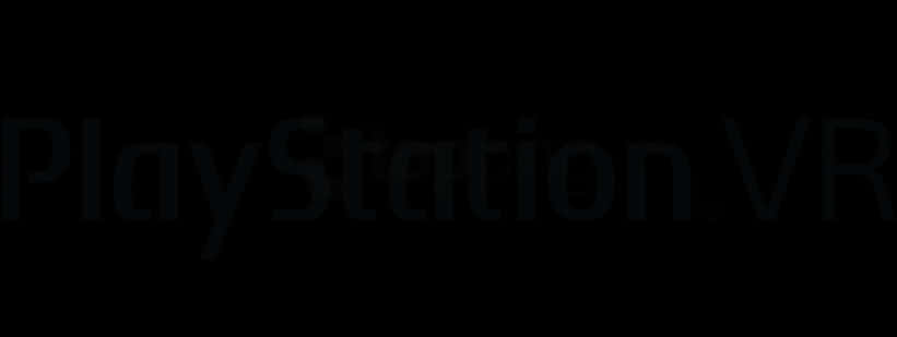 Playstation Logo 桌布 壁紙 — 深色背景上，隱約可見灰色的 PlayStation VR 標誌文字。