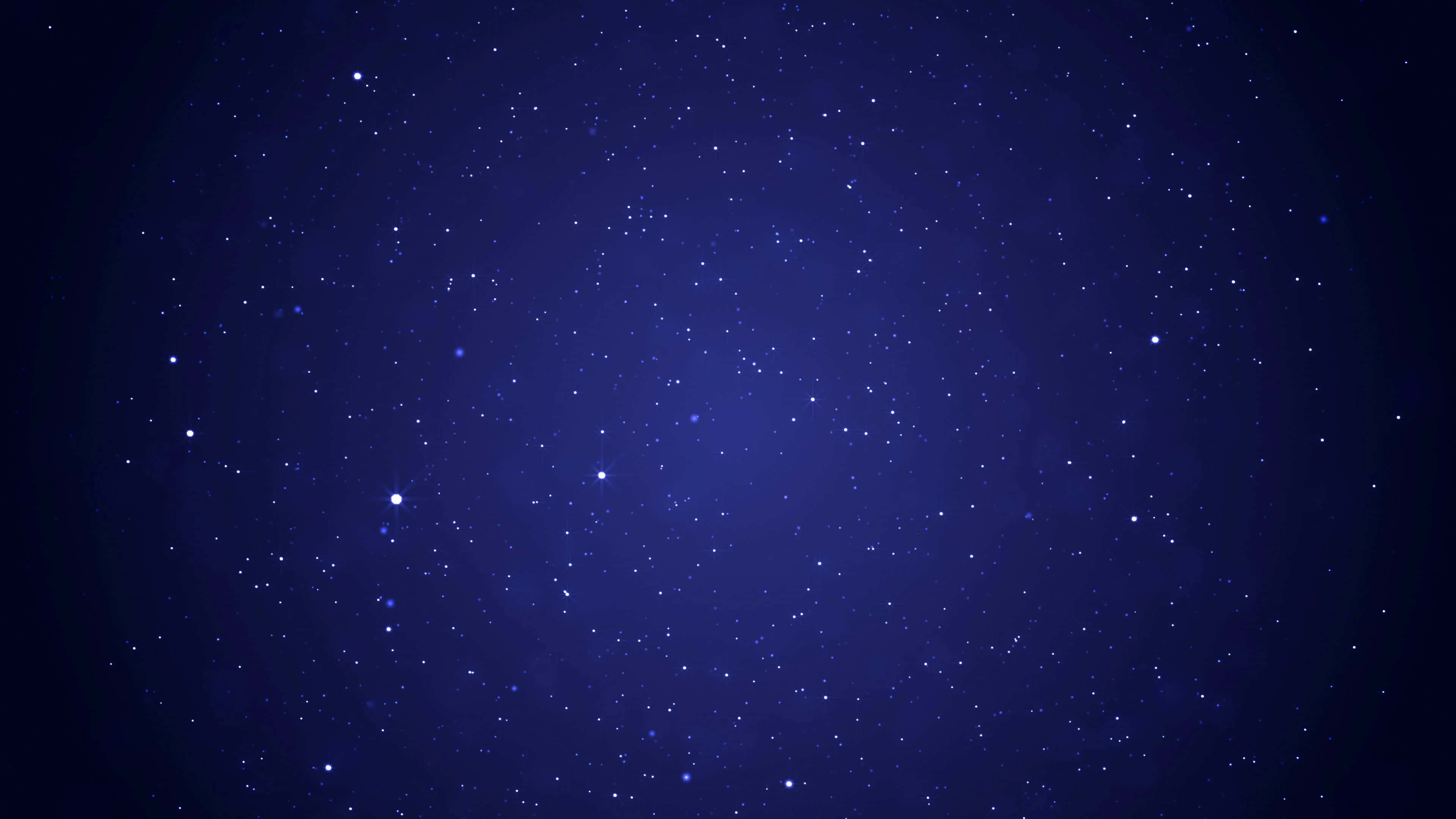 shining 桌布 壁紙 — 深藍色夜空，佈滿閃爍星星，在黑暗宇宙背景下散發出柔和光芒。