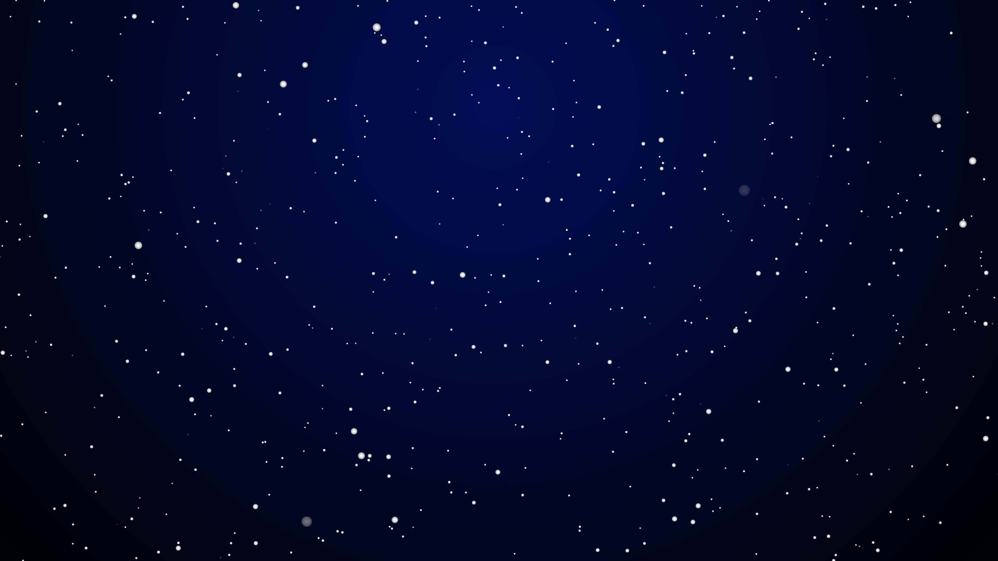 Blue Star 桌布 壁紙 — 深藍色夜空佈滿閃爍的白色星星，營造出寧靜的宇宙場景。