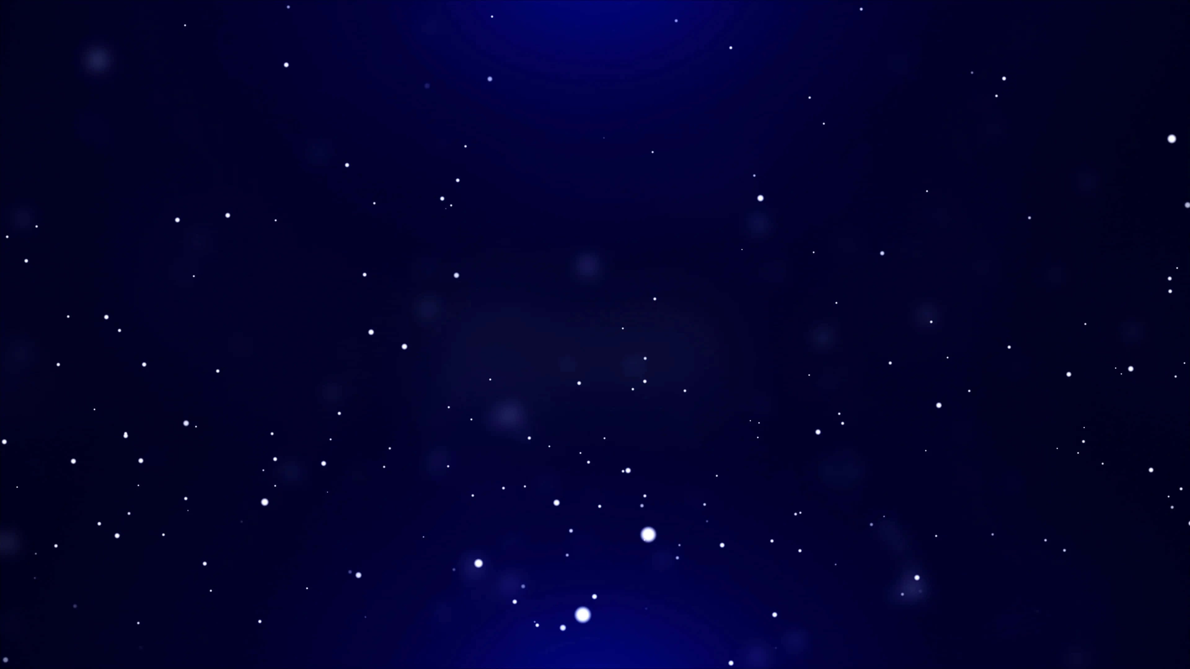 Starry Sky 桌布 壁紙 — 深藍色的宇宙空間點綴著閃爍的星星和柔和發光的星雲。