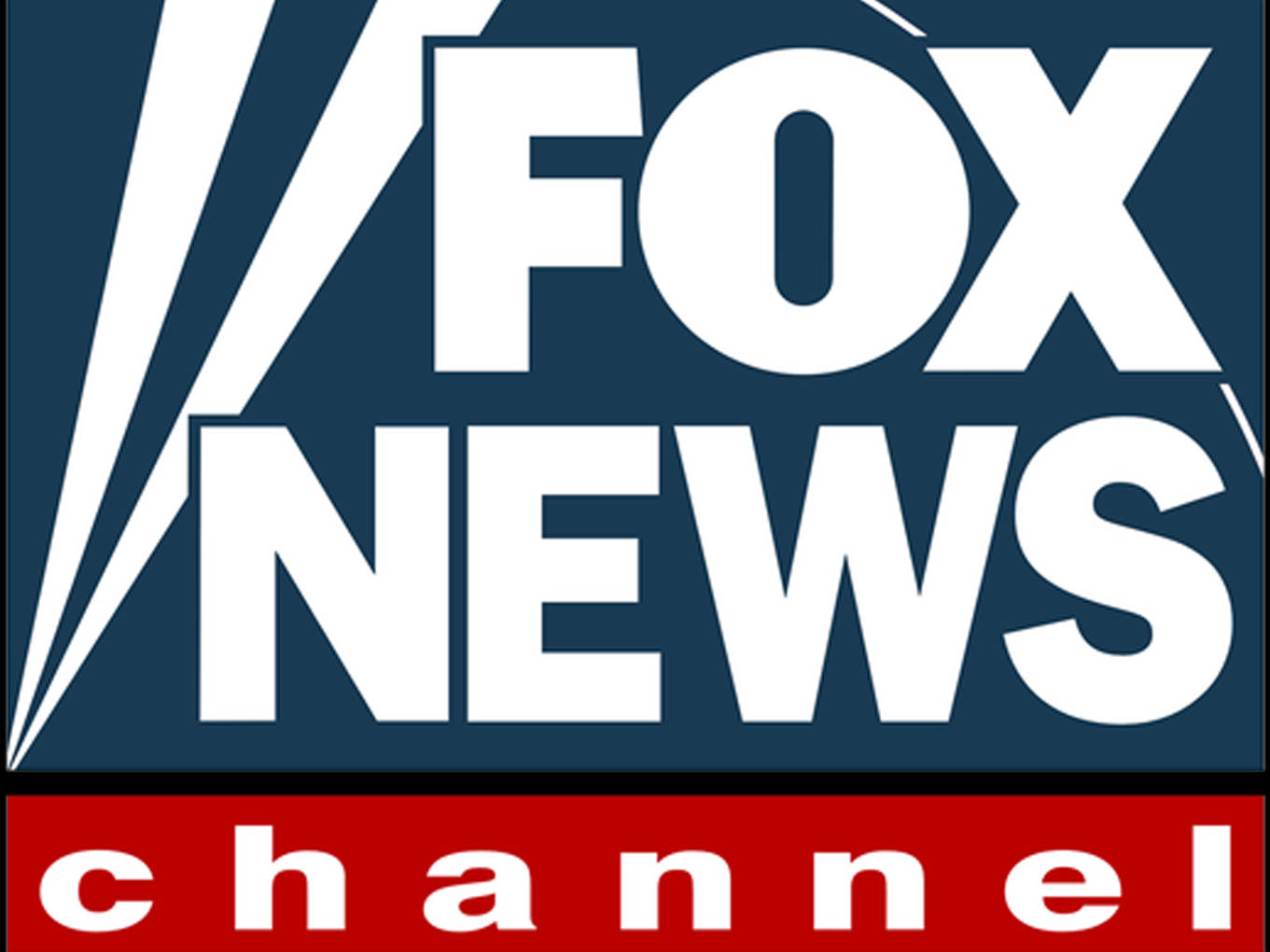 News 桌布 壁紙 — 深藍色背景上粗體白色 'FOX NEWS' 文字，下方有紅色橫幅寫著 'channel' 和白色斜線。