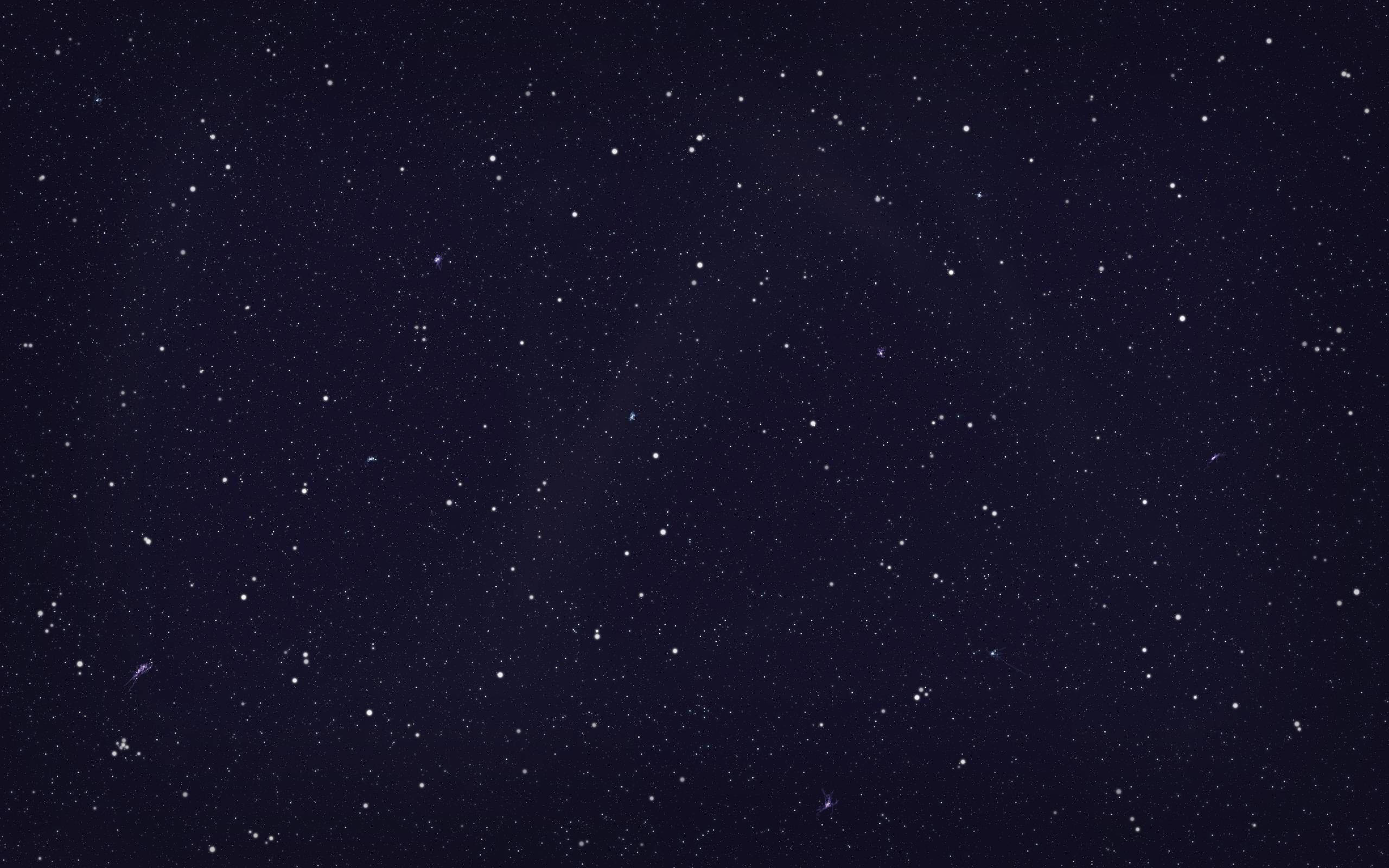 美學 桌布 壁紙 — 深邃的海軍藍夜空，充滿無數閃爍的星星和微弱的宇宙塵埃雲。