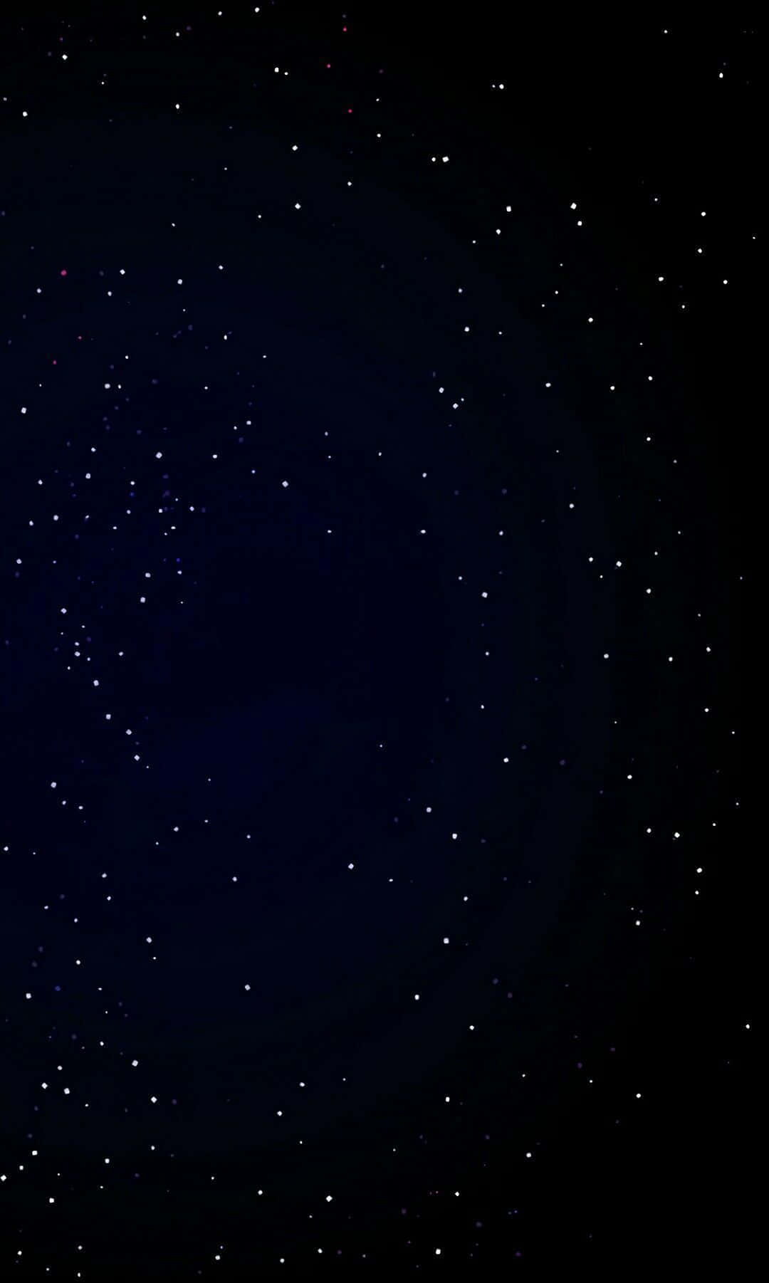 Black And White Star 桌布 壁紙 — 深邃的海軍藍宇宙空間，點綴著無數閃爍的星星和微妙的星雲漩渦。