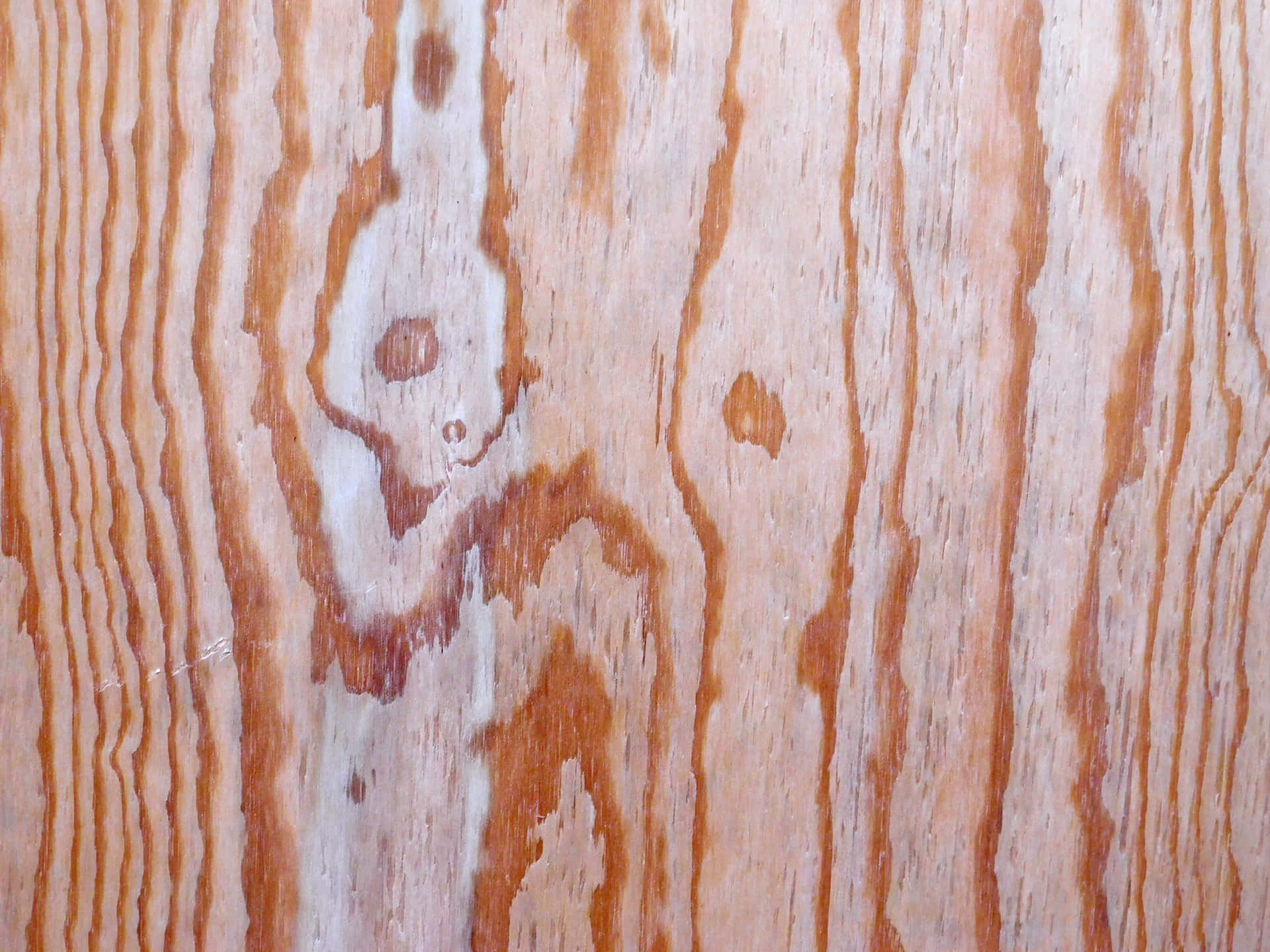 Wood texture 壁紙 — 淺棕色木紋特寫，帶有天然節疤和流暢的垂直圖案。