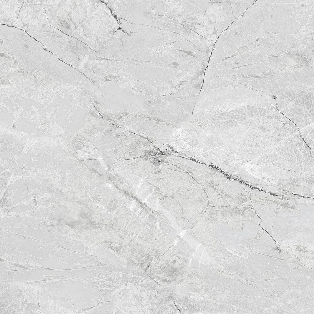 White Marble 桌布 壁紙 — 淺灰色大理石的特寫，帶有複雜的深色紋理和細膩質感。