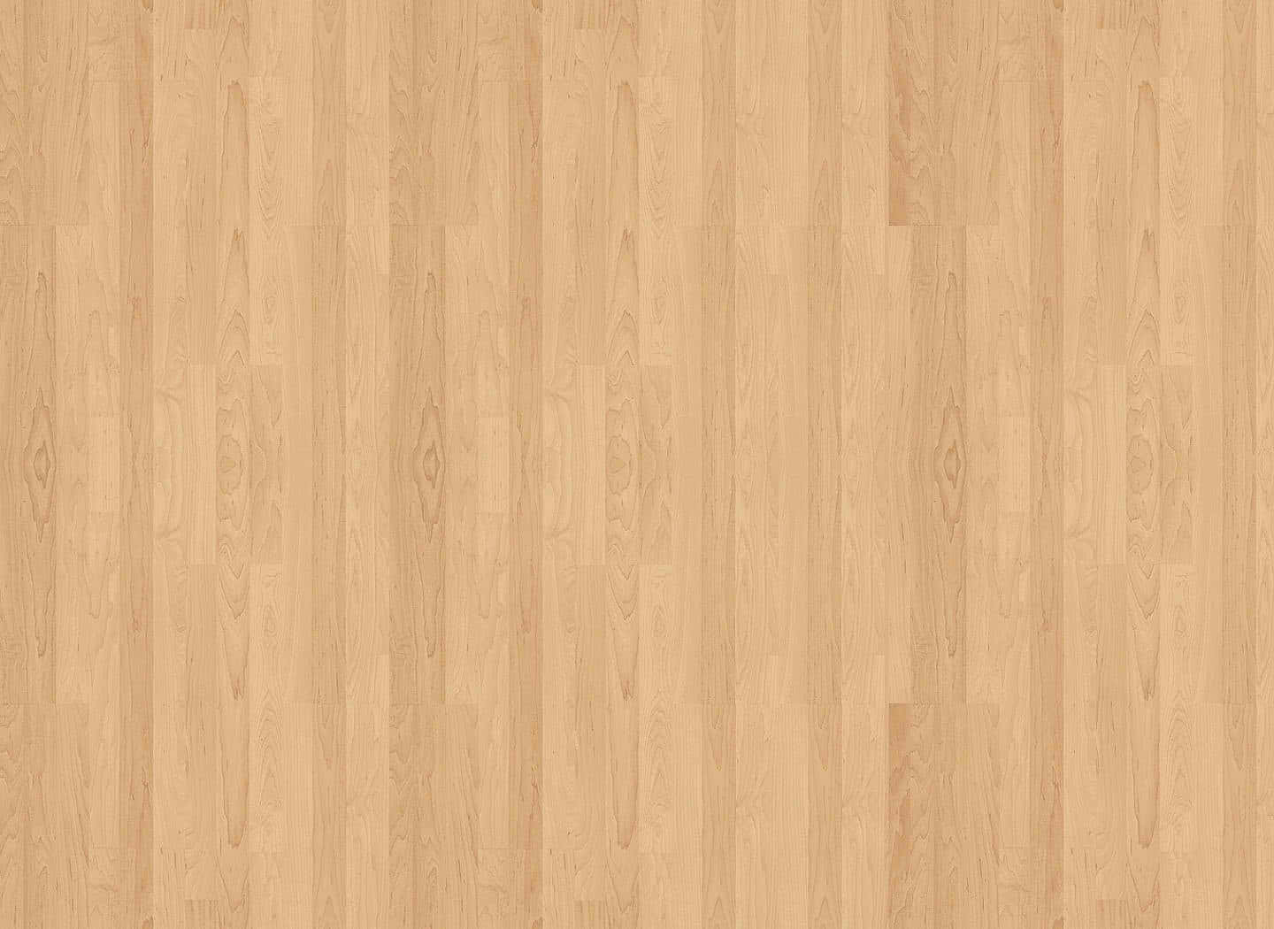Wood Floor 桌布 壁紙 — 淺米色木地板條，帶有天然木紋圖案和細微節疤，以無縫垂直排列。