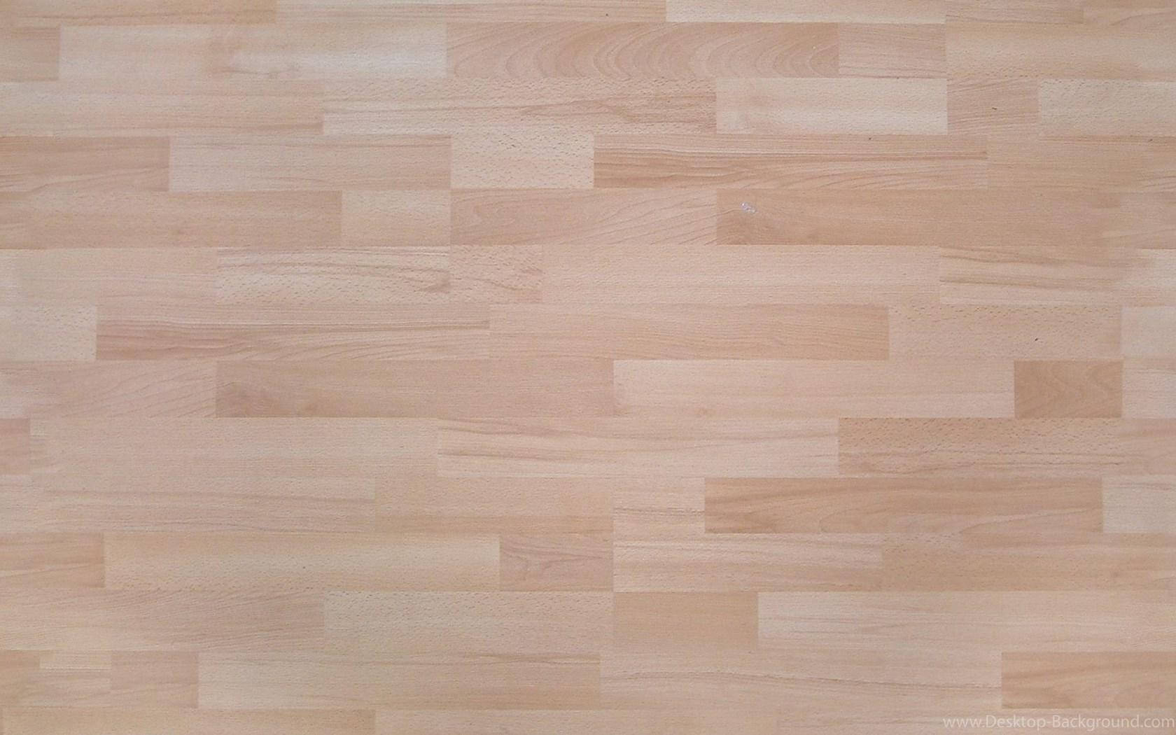 Wood Texture 桌布 壁紙 — 淺色木地板板的特寫，具有天然木紋圖案和微妙的色調變化。