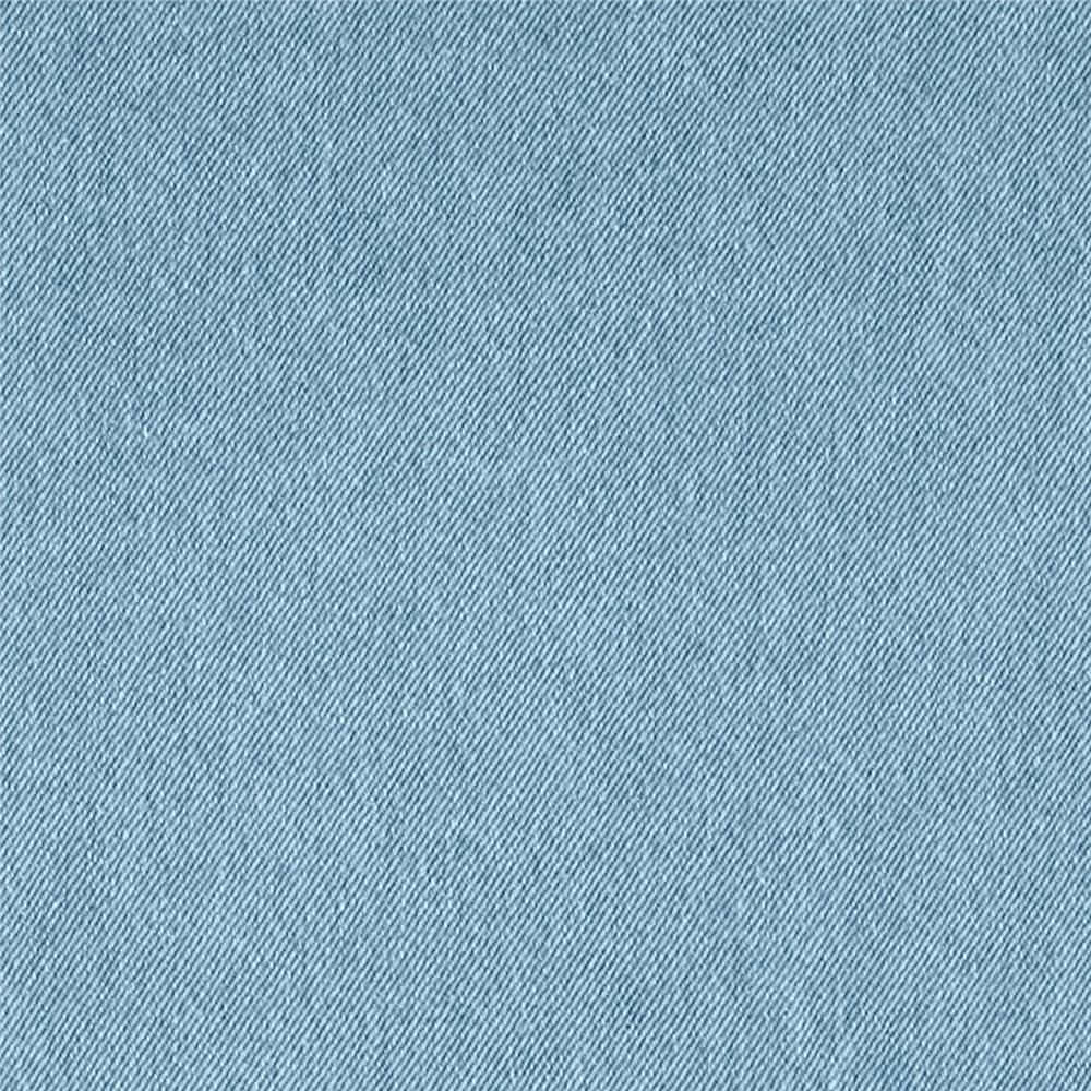 Denim Blue 桌布 壁紙 — 淺藍色牛仔布料的特寫，顯示斜紋編織質地和微妙的顏色變化。