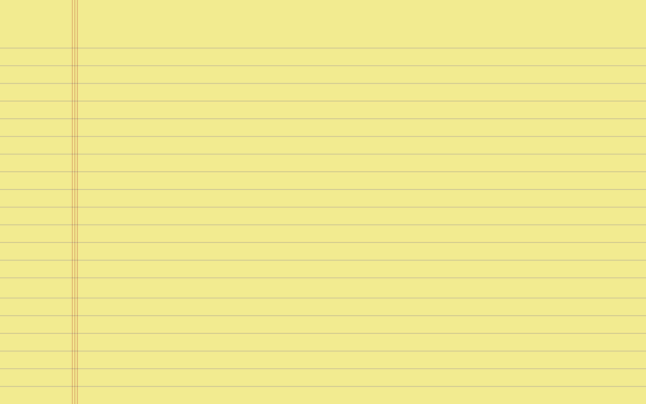 Notebook 桌布 壁紙 — 淺黃色橫線筆記本紙張的特寫，帶有模糊的水平及垂直網格線。