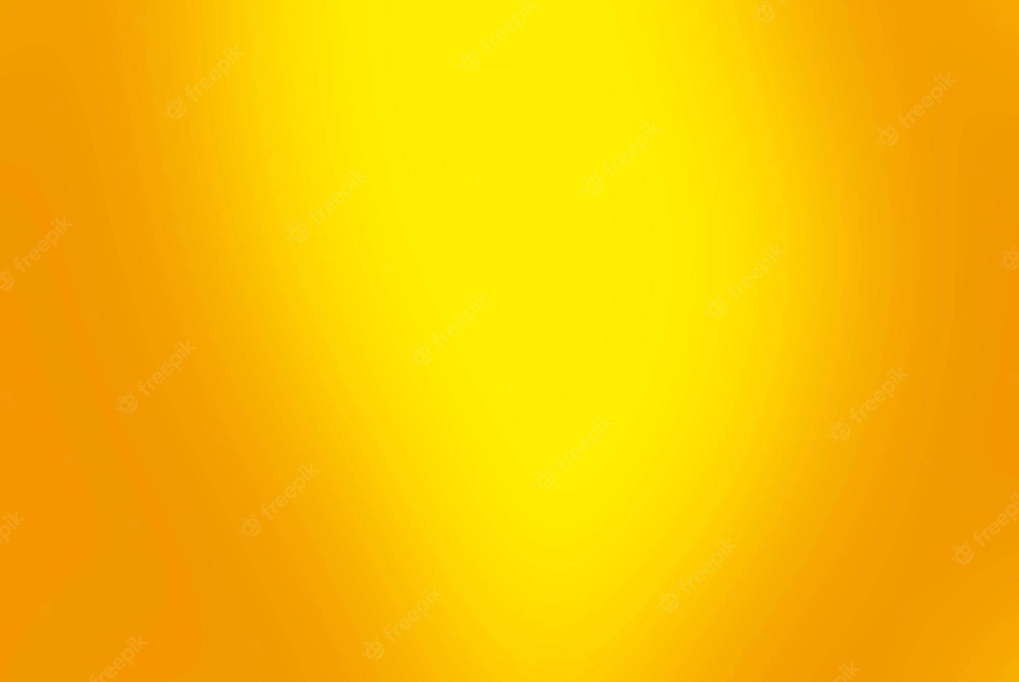 Solid Orange 桌布 壁紙 — 溫暖黃色和橙色色調的明亮漸變，柔和地融合在整個畫面中。