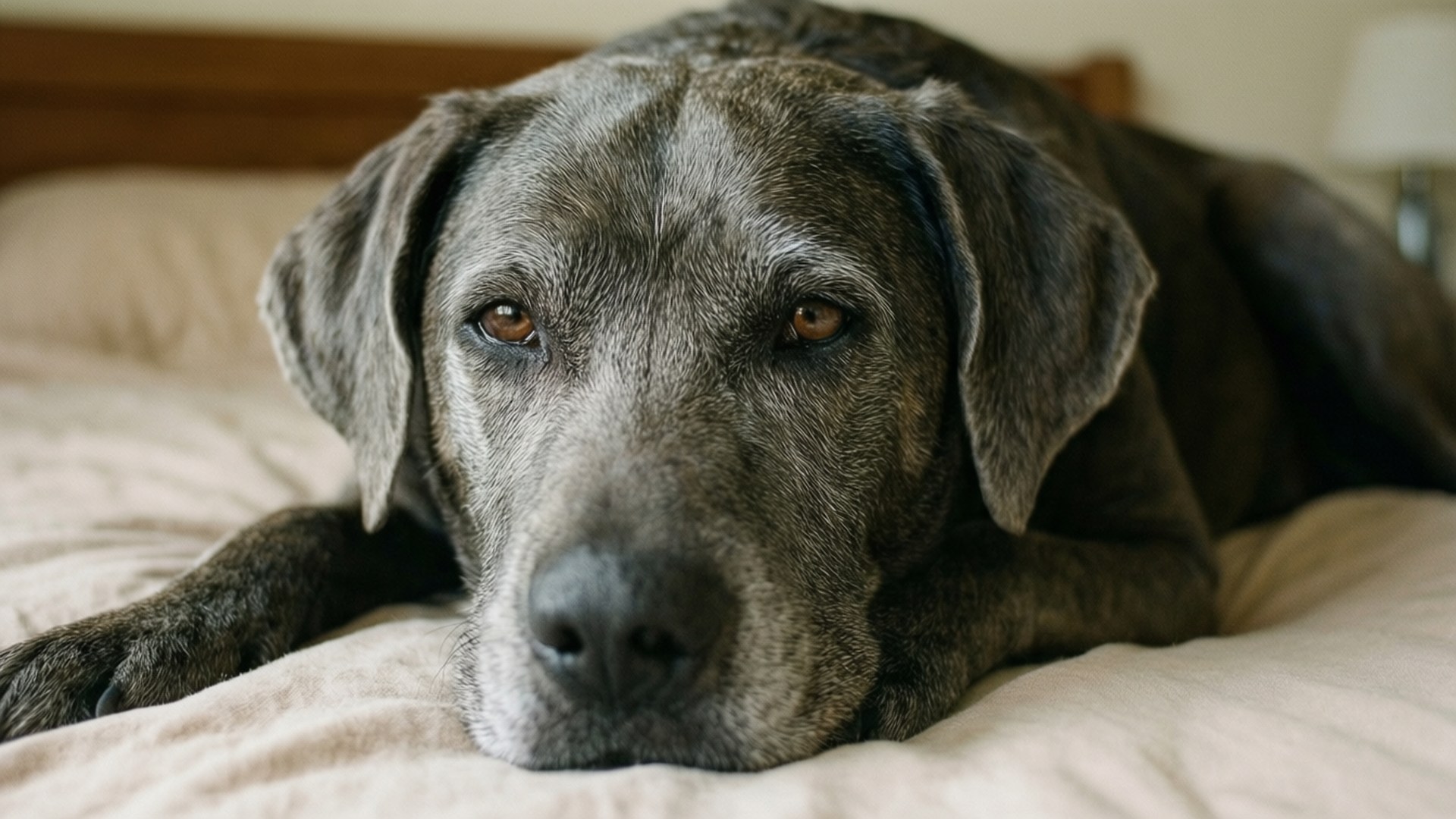 溫柔老犬 壁紙