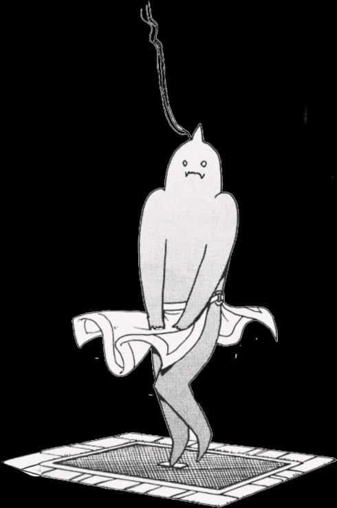 漫畫_鬼魂_香蕉皮 壁紙