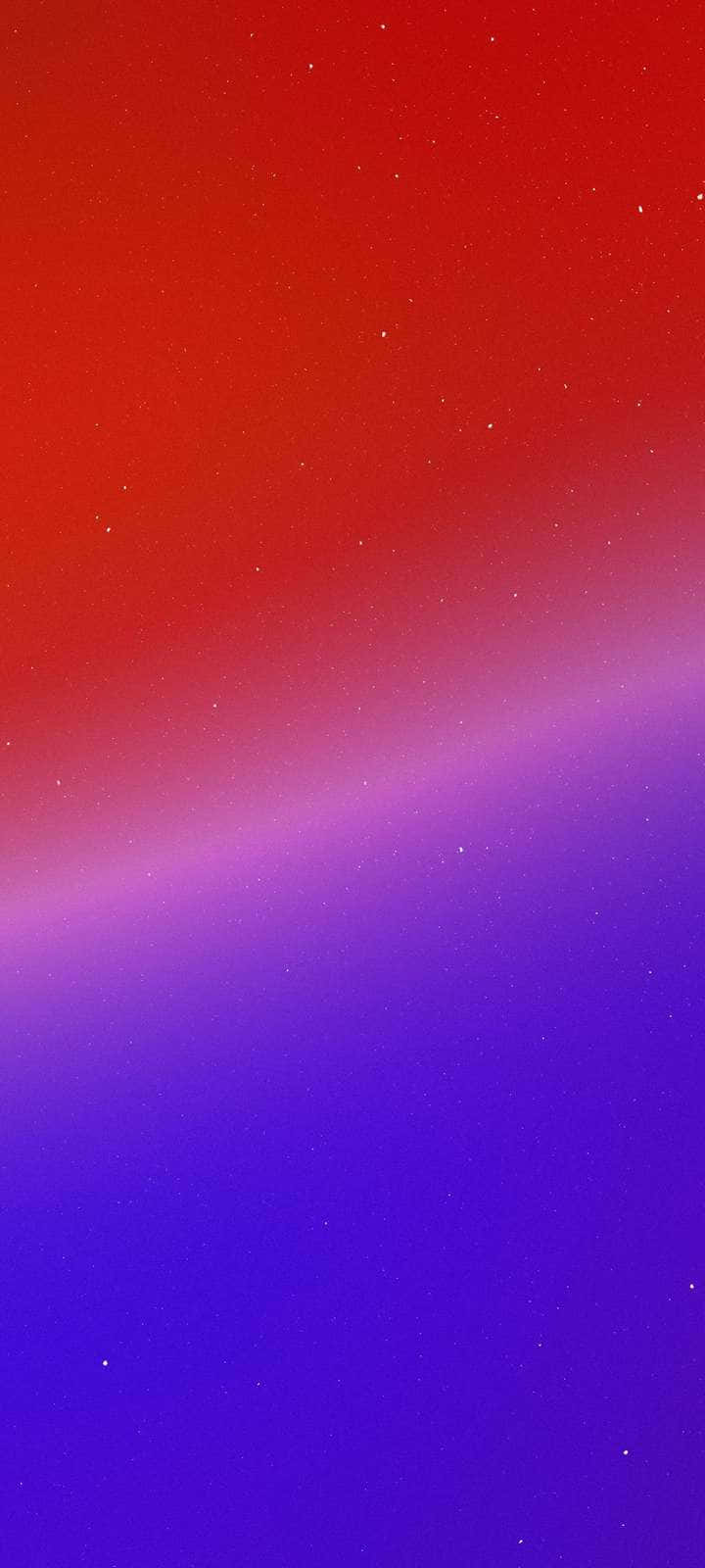 Solid Red 桌布 壁紙 — 漸層天空從火紅色過渡到深紫色，散落的星星點綴著宇宙的廣闊空間。