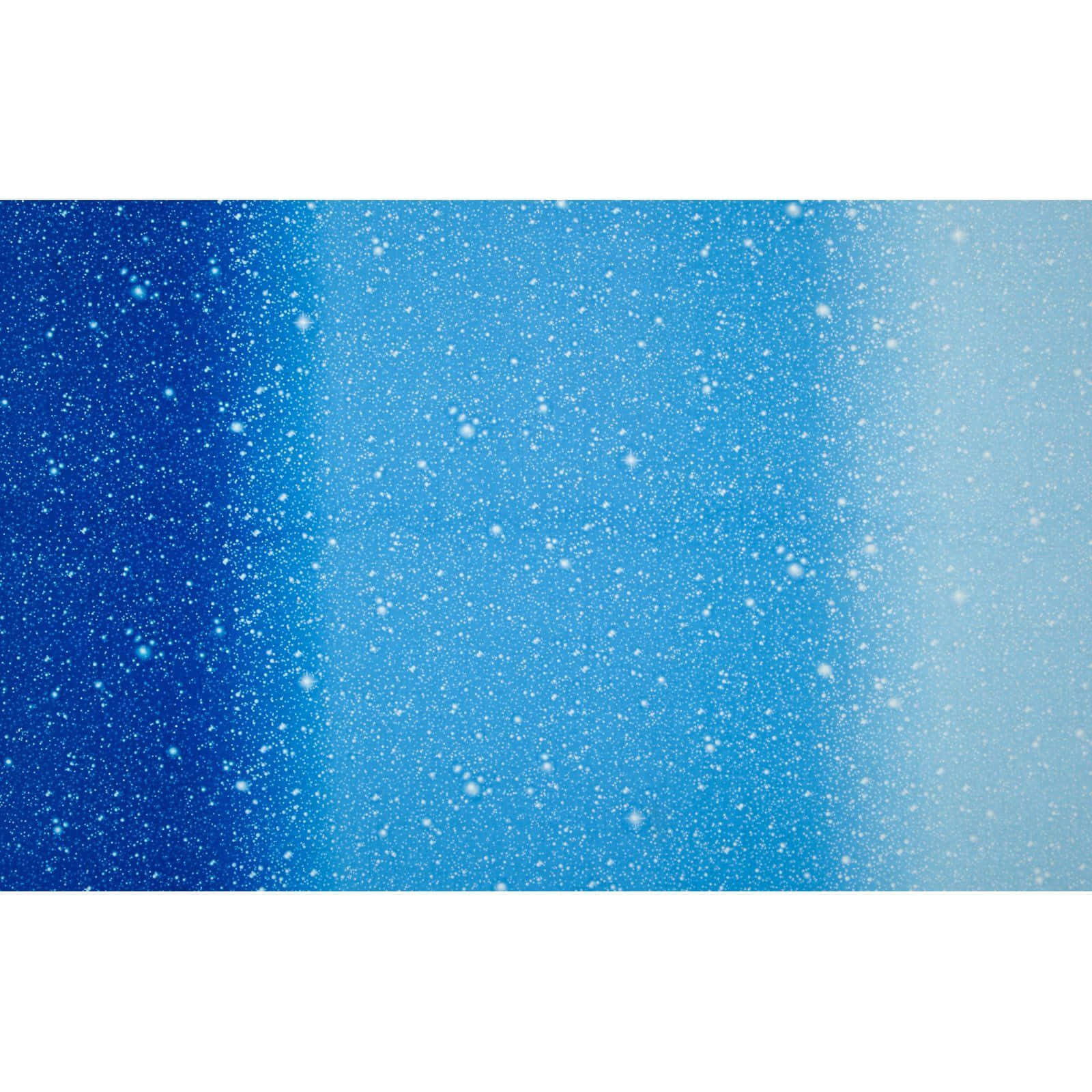 藍色 桌布 壁紙 — 漸變藍色背景，散落白色斑點，類似雪花或星星。
