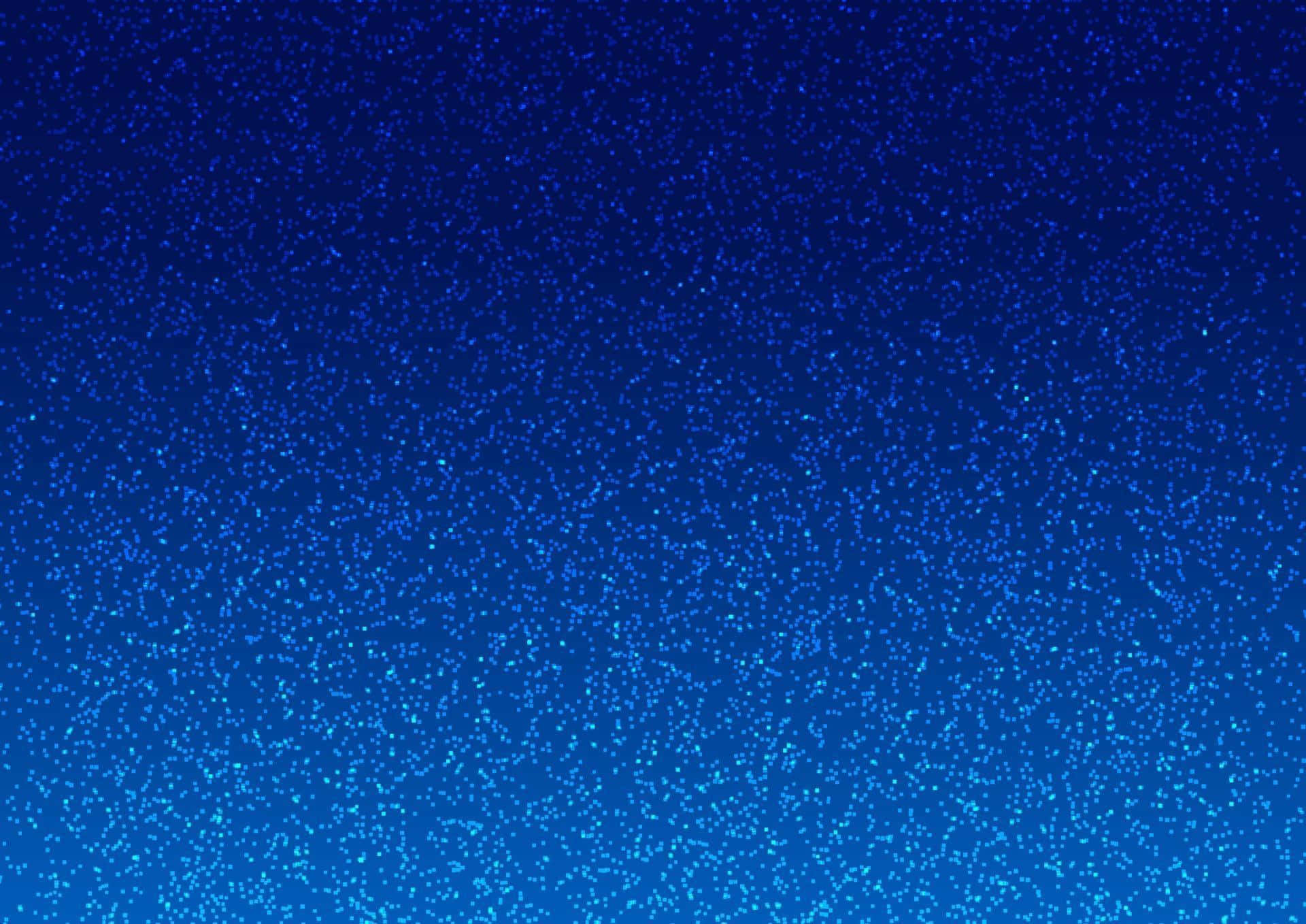 Gradient Blue 桌布 壁紙 — 漸變藍色背景，點綴著閃爍的粒子，從深藍色漸變到淺藍色。