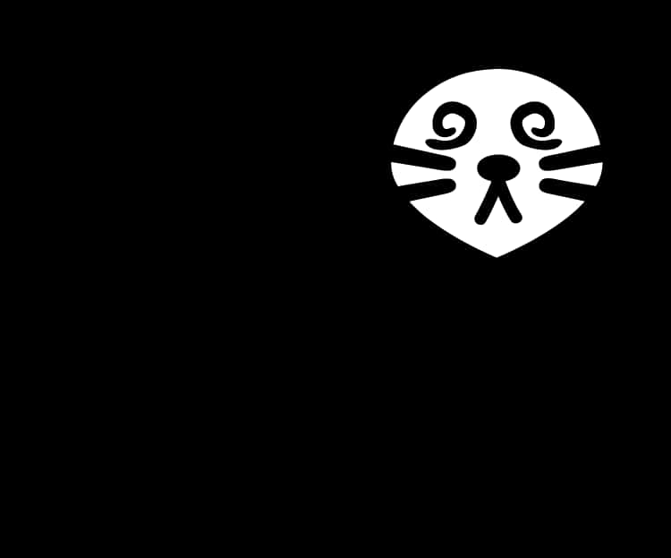 火柴人_愛心圖示_黑色背景 壁紙