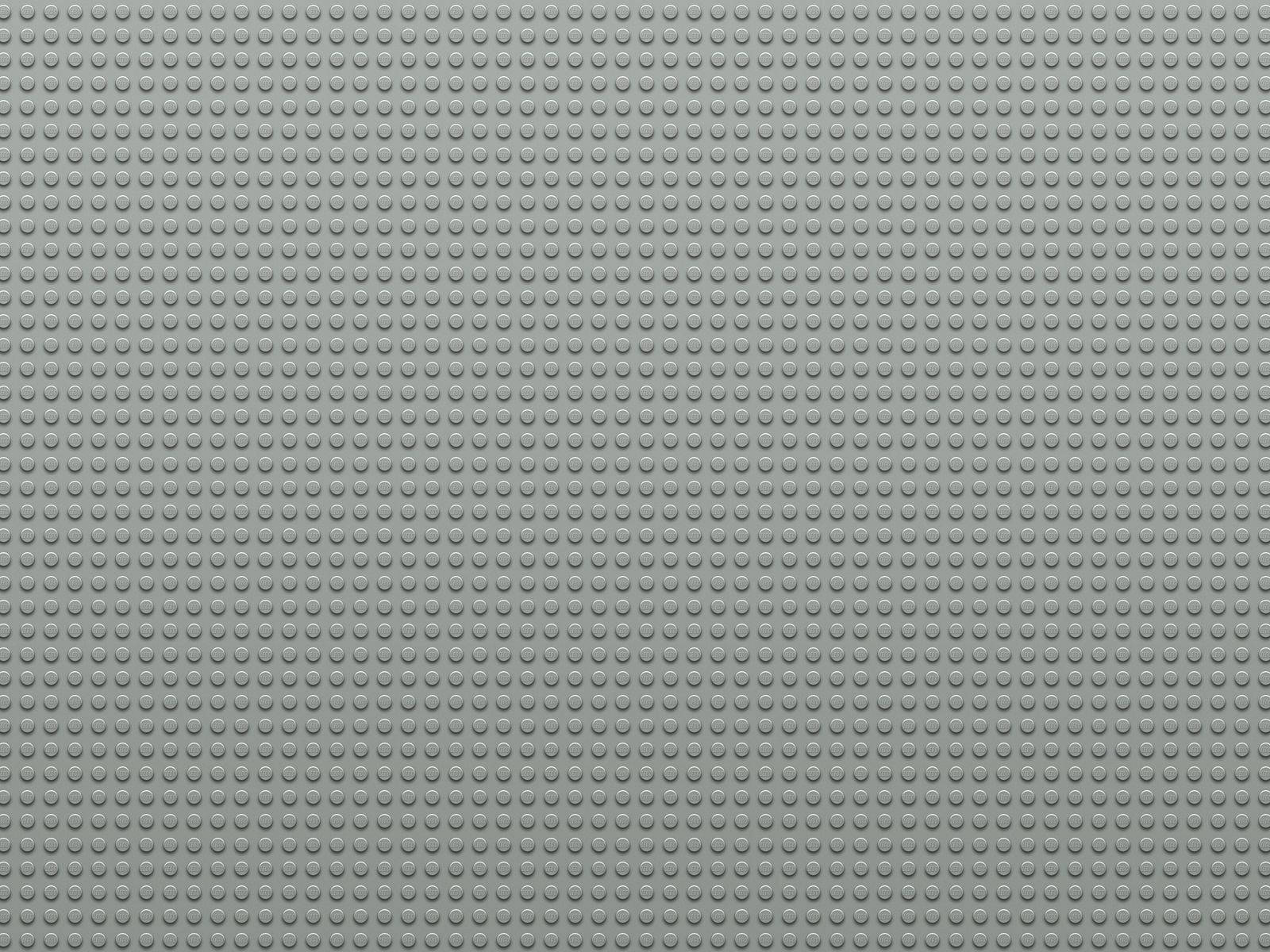 Light Gray 桌布 壁紙 — 灰色LEGO底板特寫，表面覆蓋均勻的圓形凸點網格。