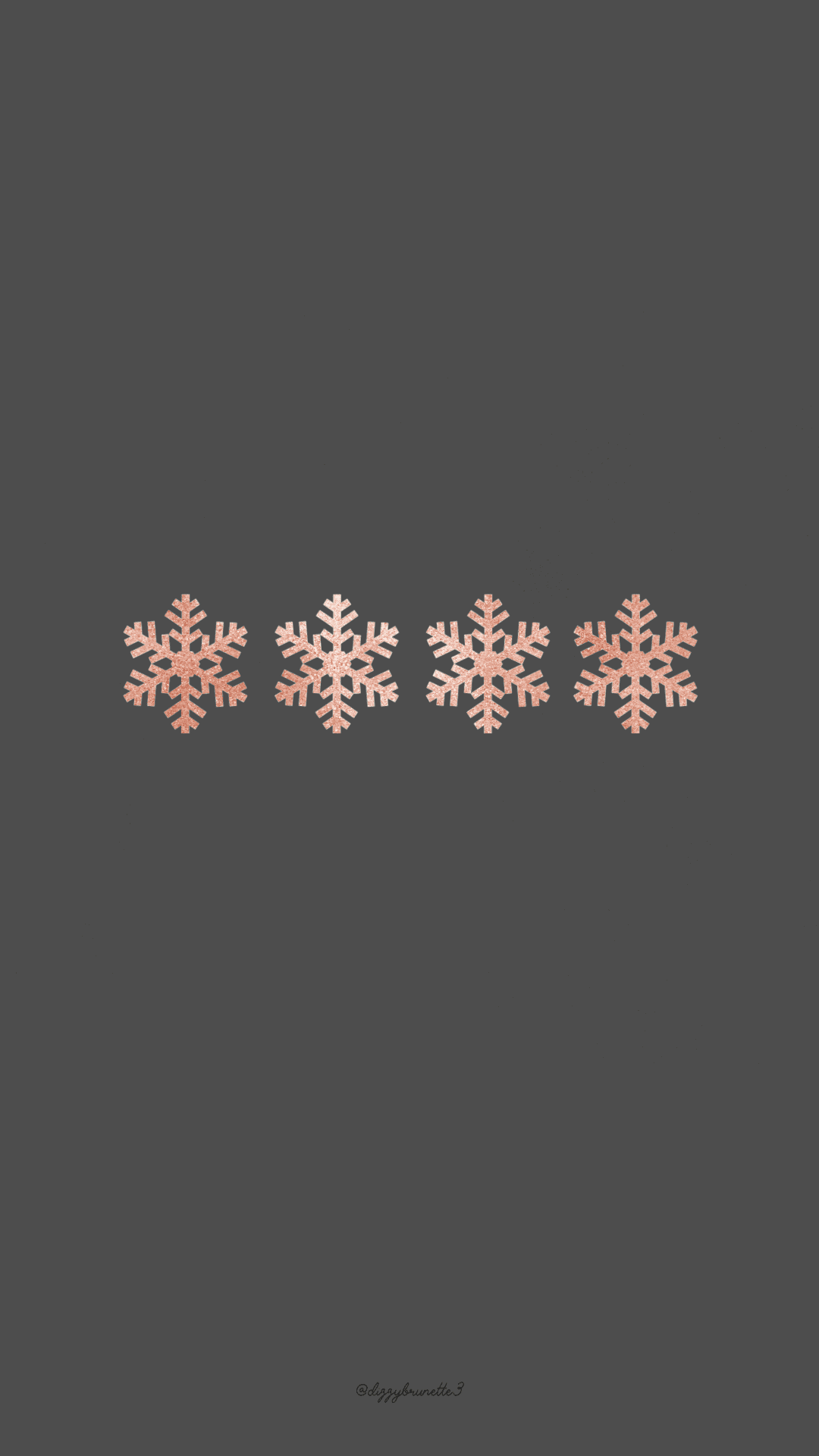 灰色背景上帶有雪花圖案 壁紙