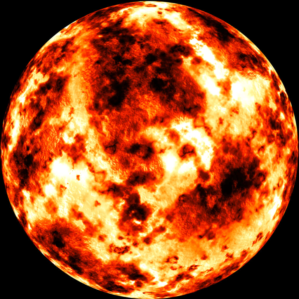 烈日近照 — 土星 壁紙