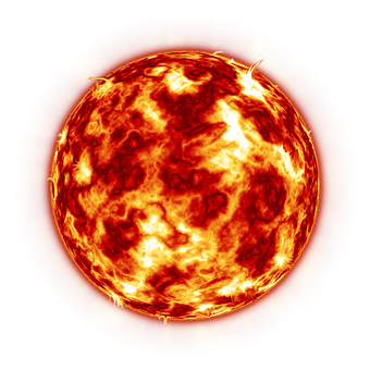 烈焰太陽特寫 壁紙