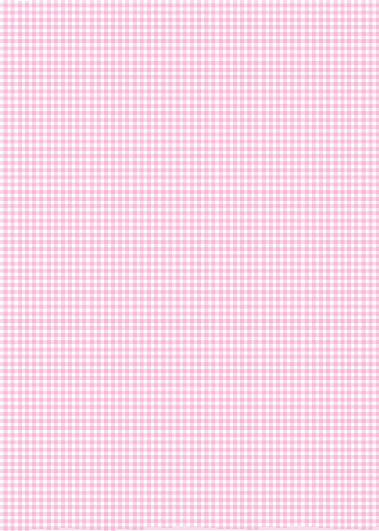 Pink Checkered 桌布 壁紙 — 無縫的粉紅和白色格紋圖案以整潔的重複網格填滿整個畫面。