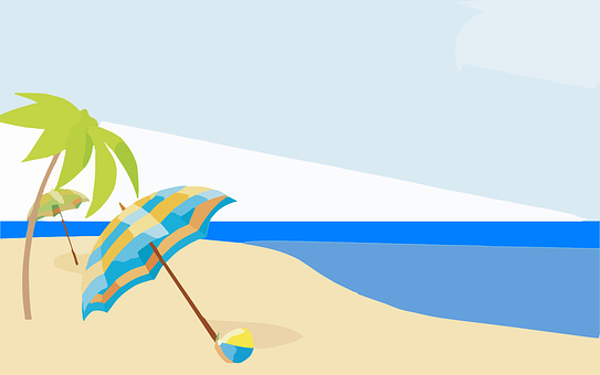 熱帶海灘夏日假期 壁紙