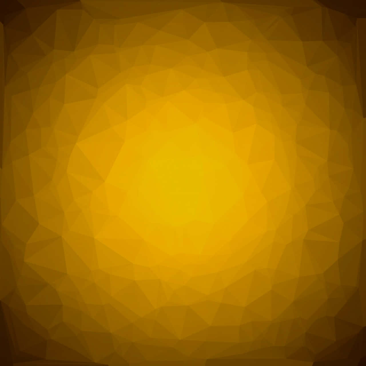 Yellow Gradient 桌布 壁紙 — 燦爛的金色陽光透過帶有漸變黃色色調的幾何低多邊形圖案散發出溫暖。