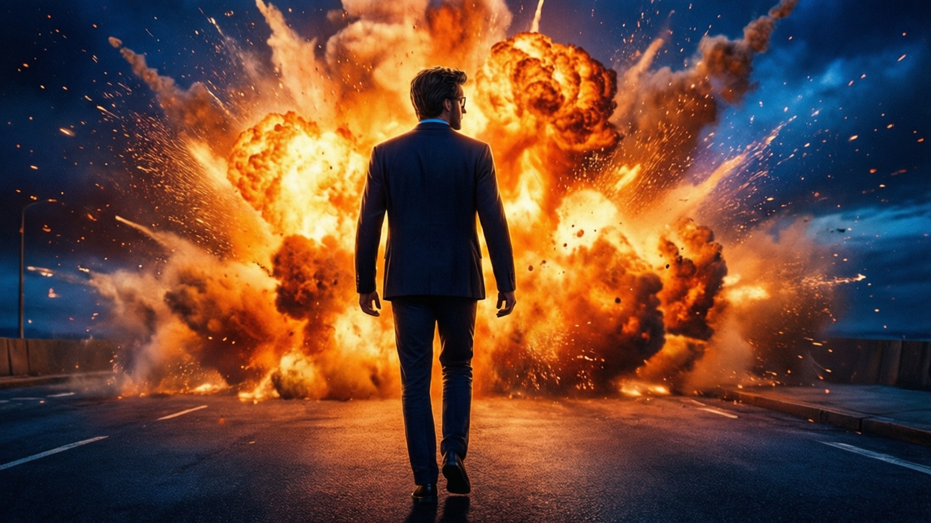 爆炸性離場 壁紙