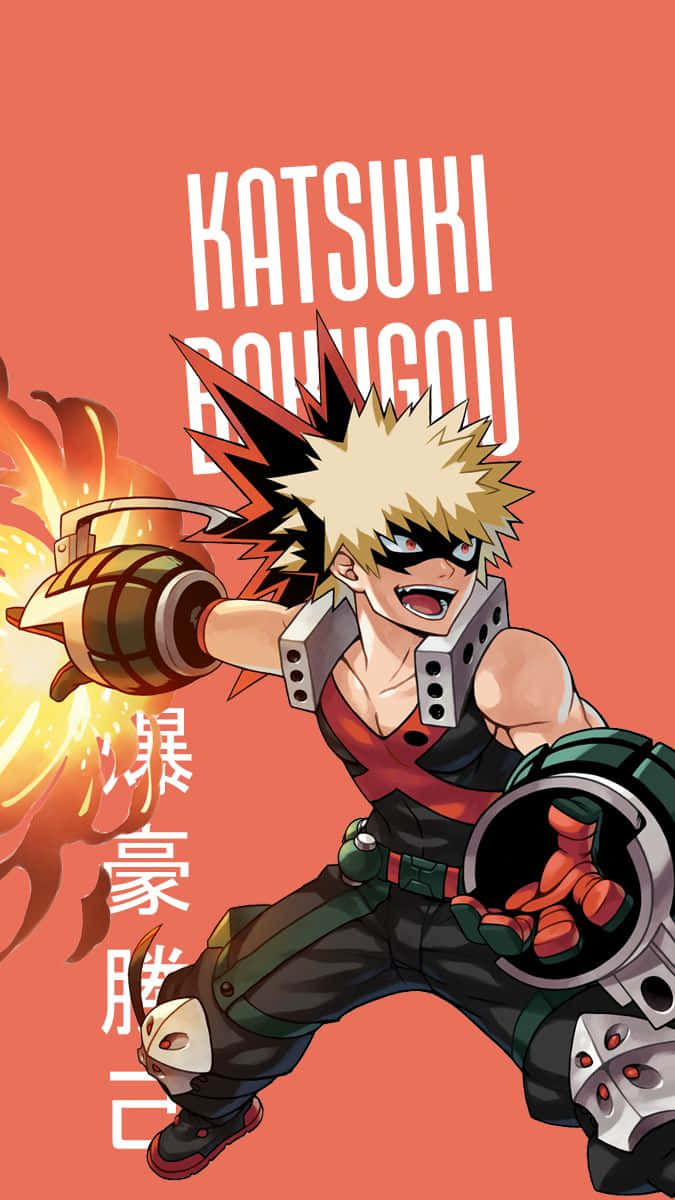 爆豪 675 x 1200 背景圖 壁紙
