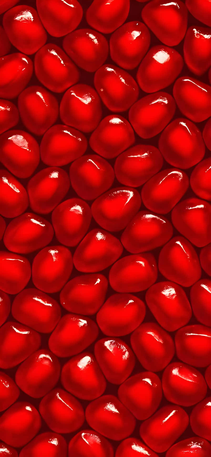 Red pomegranate seeds wallpaper, 壁紙 — 特寫鏡頭，充滿光澤的深紅色石榴籽，色彩鮮豔，帶有反射高光。