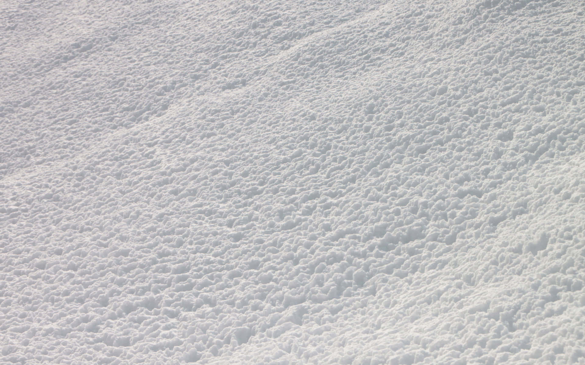 壁紙 — 特寫鏡頭，顯示在明亮日光下覆蓋著緩坡的紋理雪地。