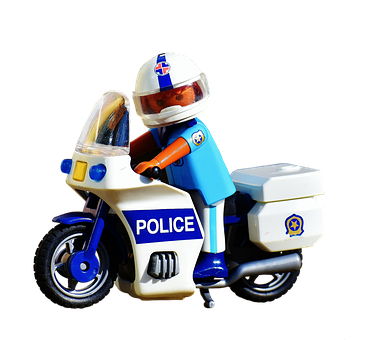 玩具警用摩托車模型 壁紙