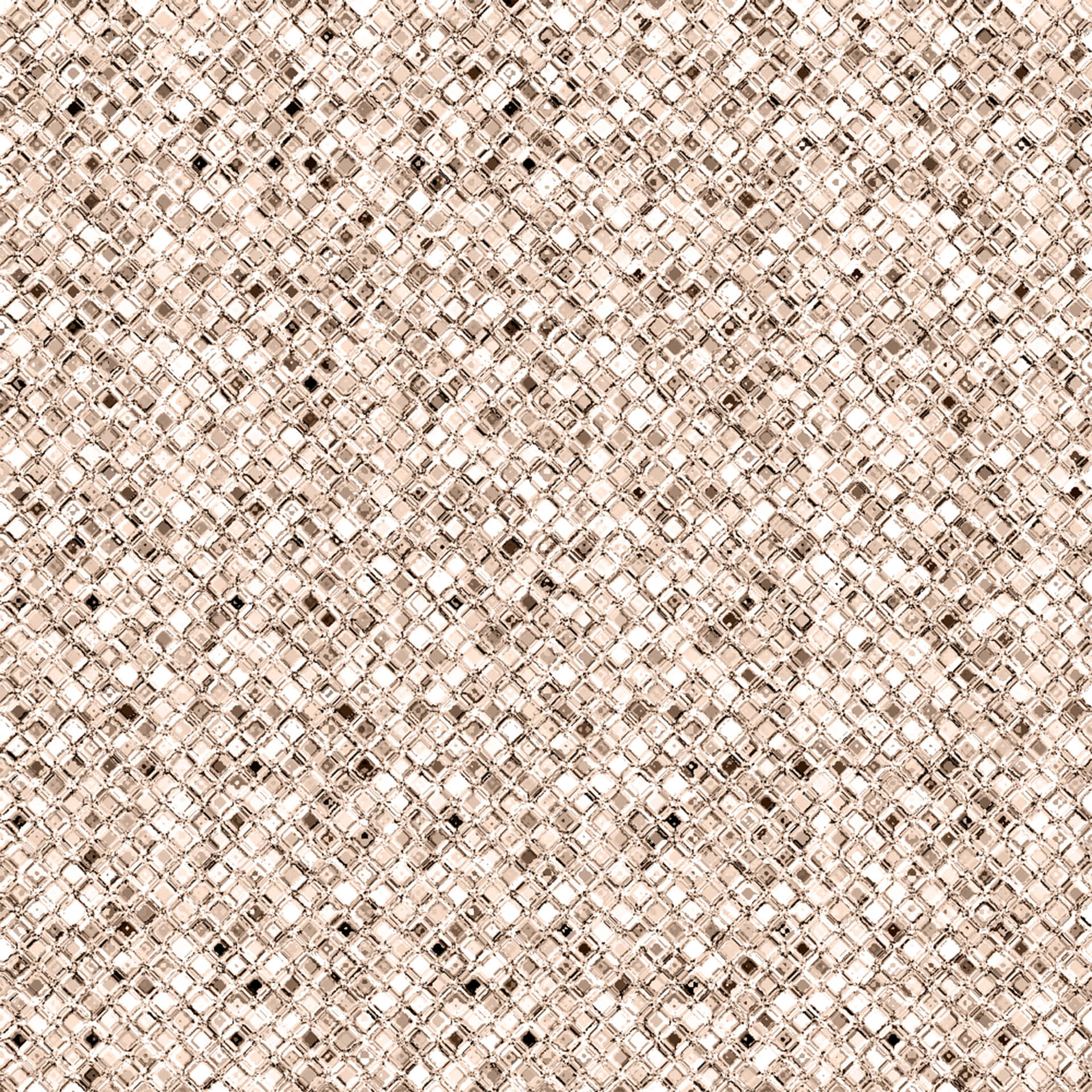 Glittery gold background with a shimmering texture. Aesthetic glitter background with blank space 壁紙 — 玫瑰金鑽石瓷磚在重複網格中反射光線的閃爍圖案。