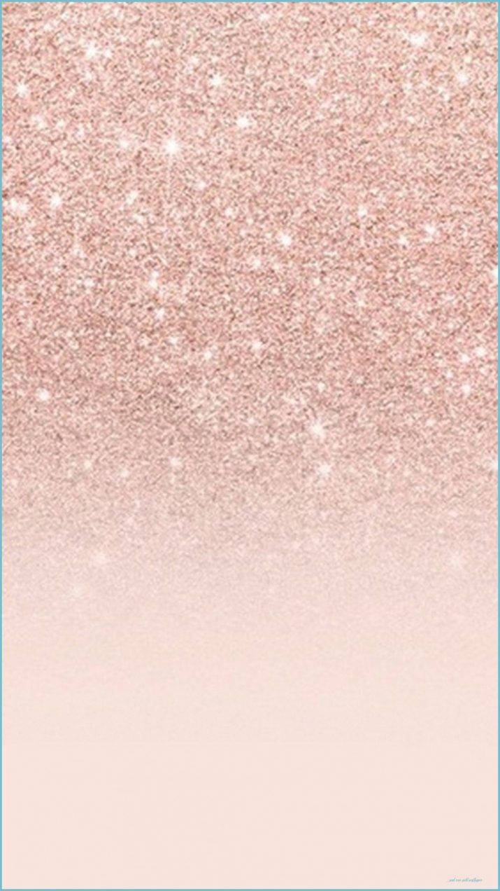 Rose Gold Ombre 桌布 壁紙 — 玫瑰金閃粉的柔和漸層褪成淡粉紅色，帶有閃亮的高光。