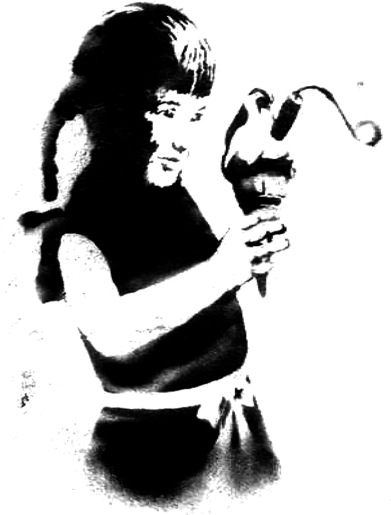 班克西 炸彈冰淇淋女孩 壁紙