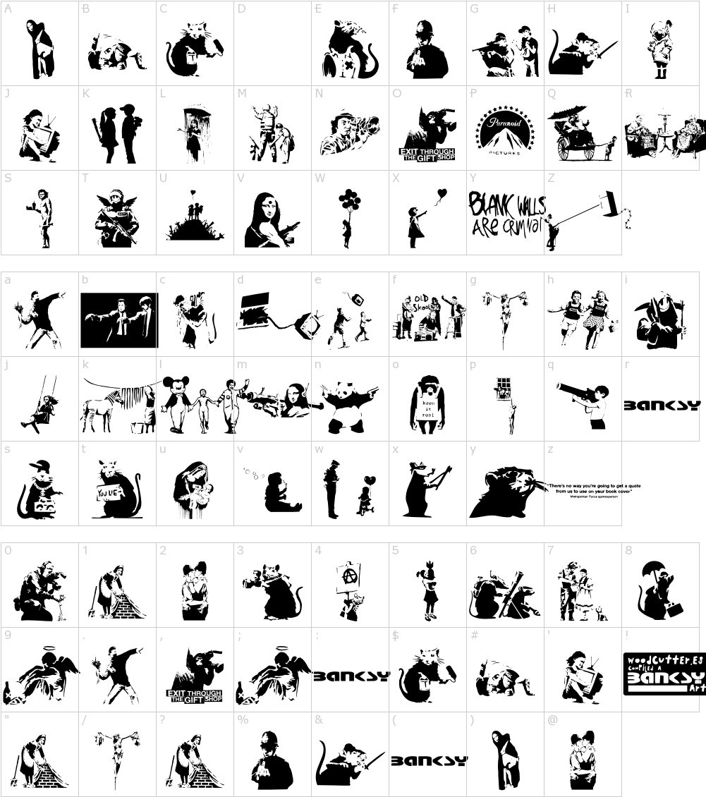 班克西藝術作品集錦 壁紙